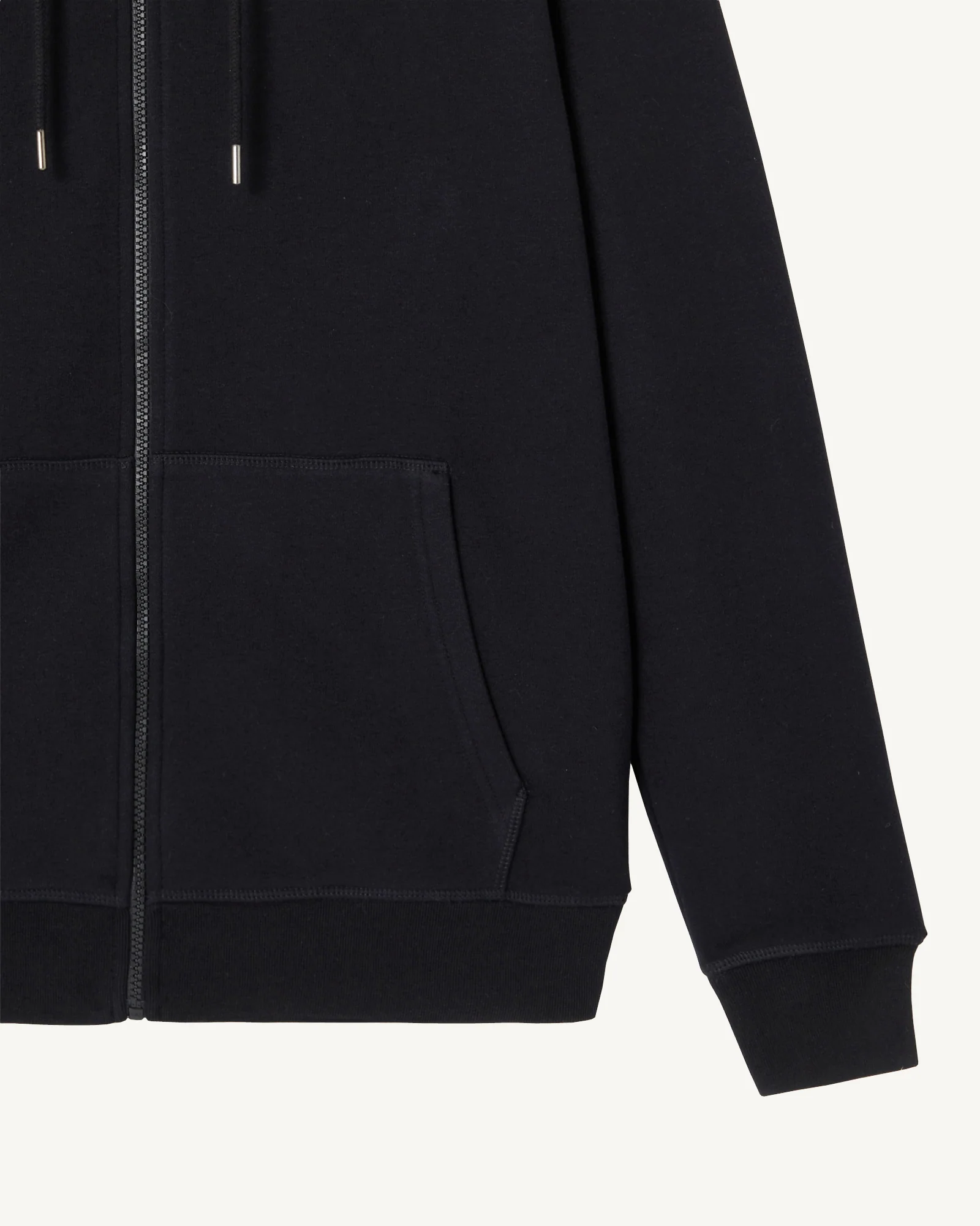 Sweat Ă capuche en coton biologique Noir Mexico - Image 3