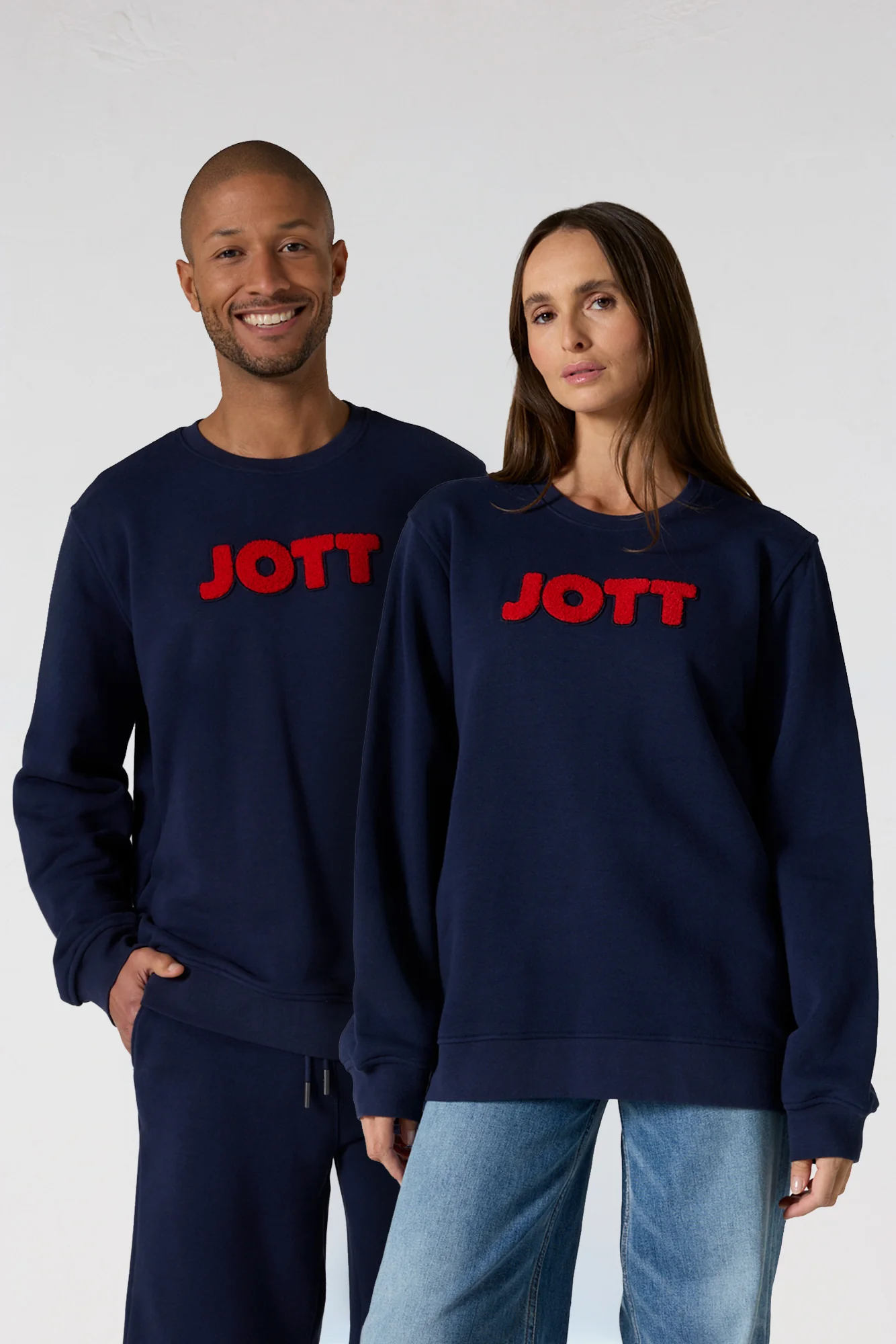 Sweat brodé mixte Marine Sancy