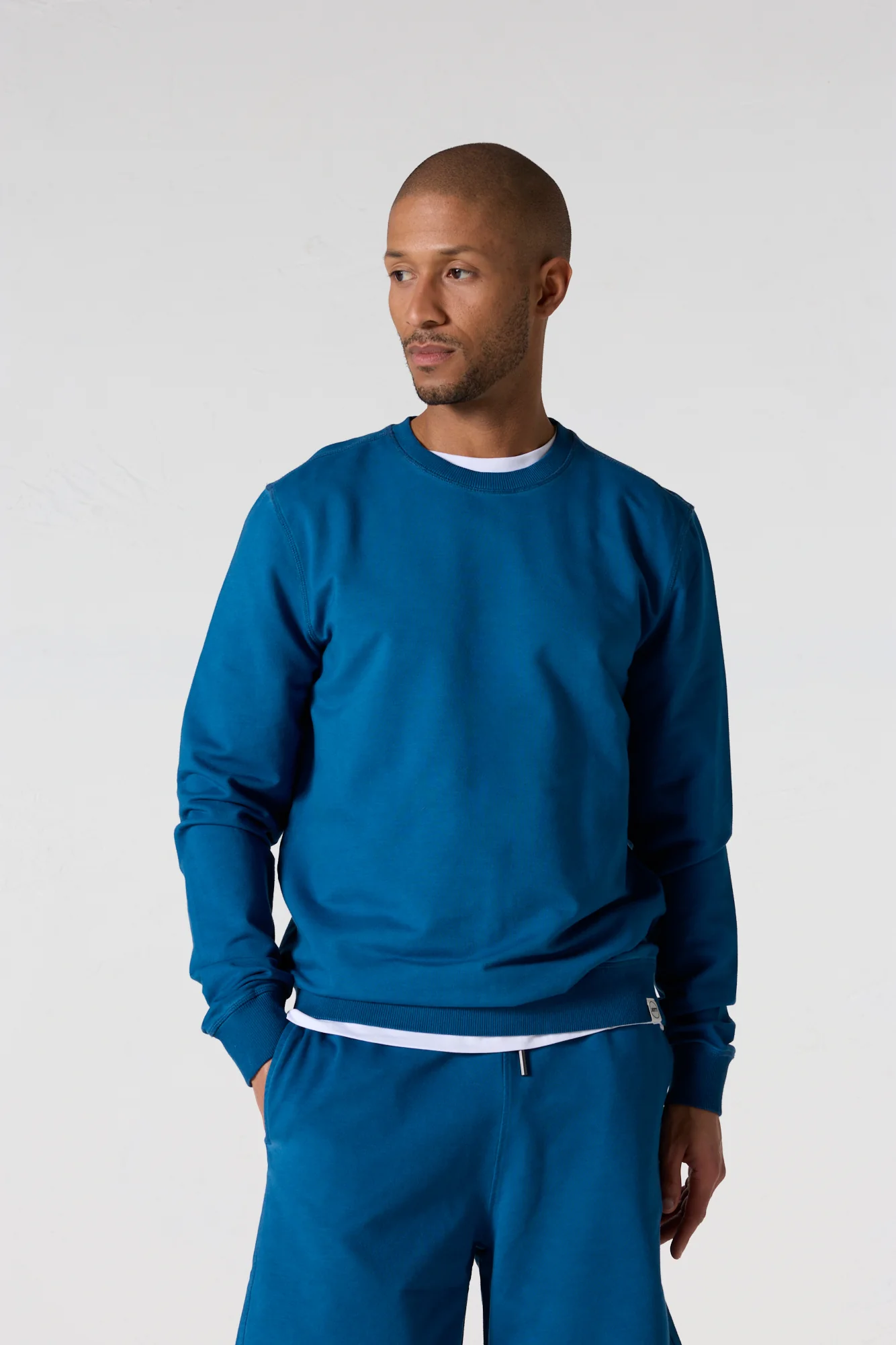 Sweat col rond Bleu jeans Sevan