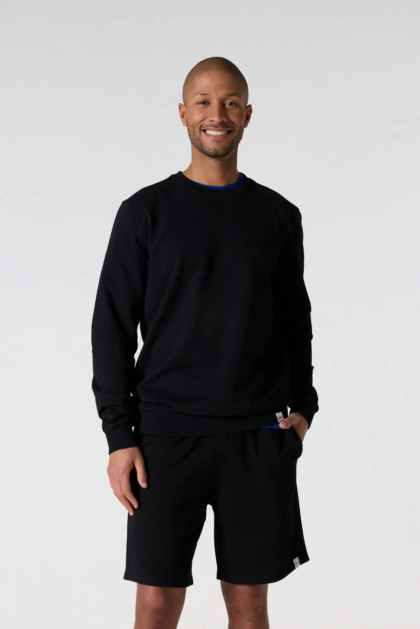 Sweat col rond Noir graphite Sevan