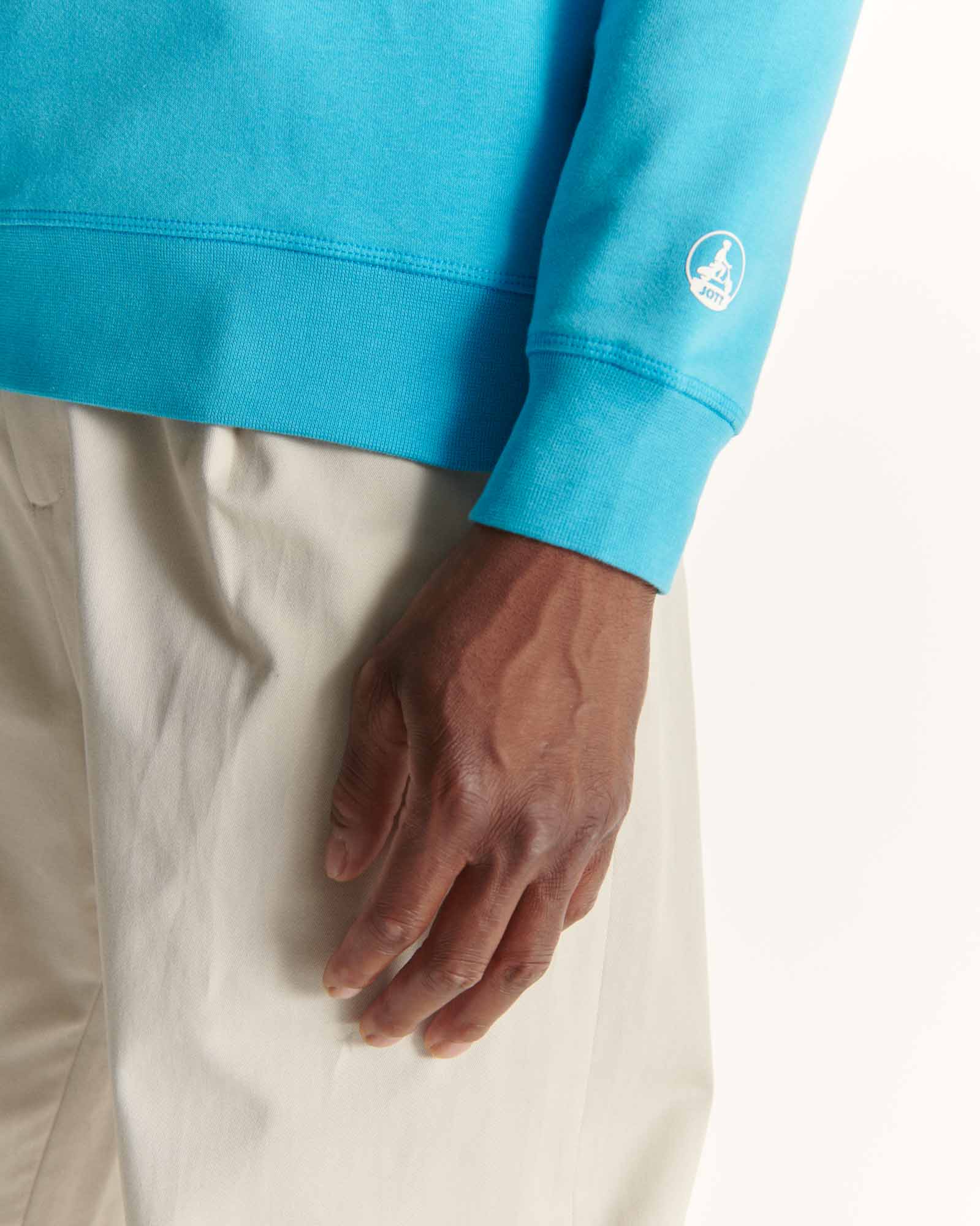 Sweat en coton biologique Bleu ciel Braga - Image 4