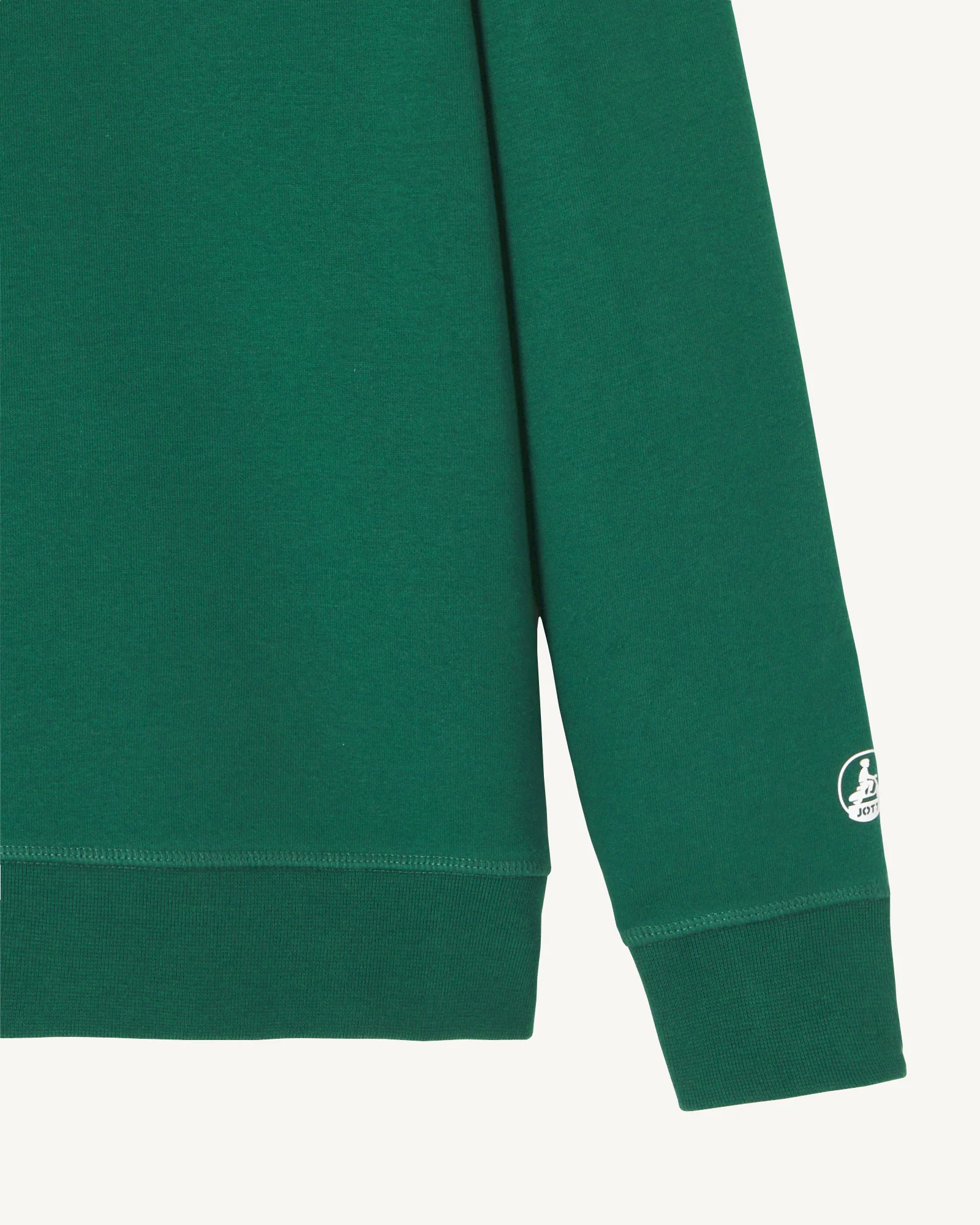 Sweat en coton biologique Vert foncé Elvas - Image 4