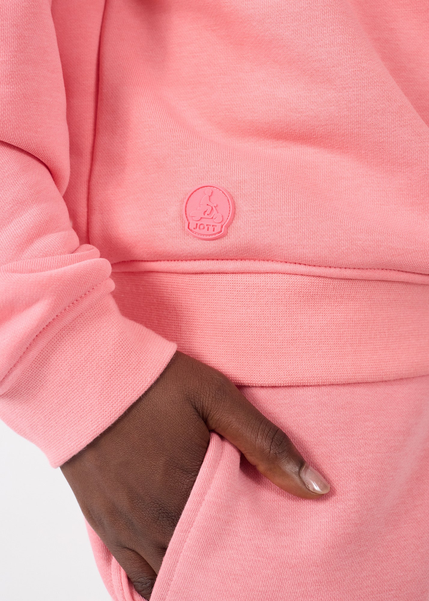 Sweatshirt demi-zippé Vibrant pink Line - Image 5