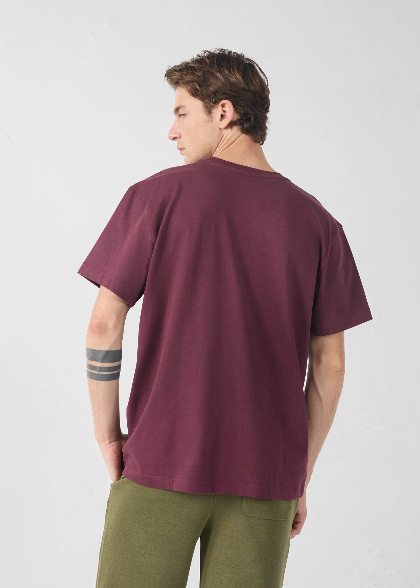 T-Shirt Ă col rond Cerise noire Andrea - Image 5