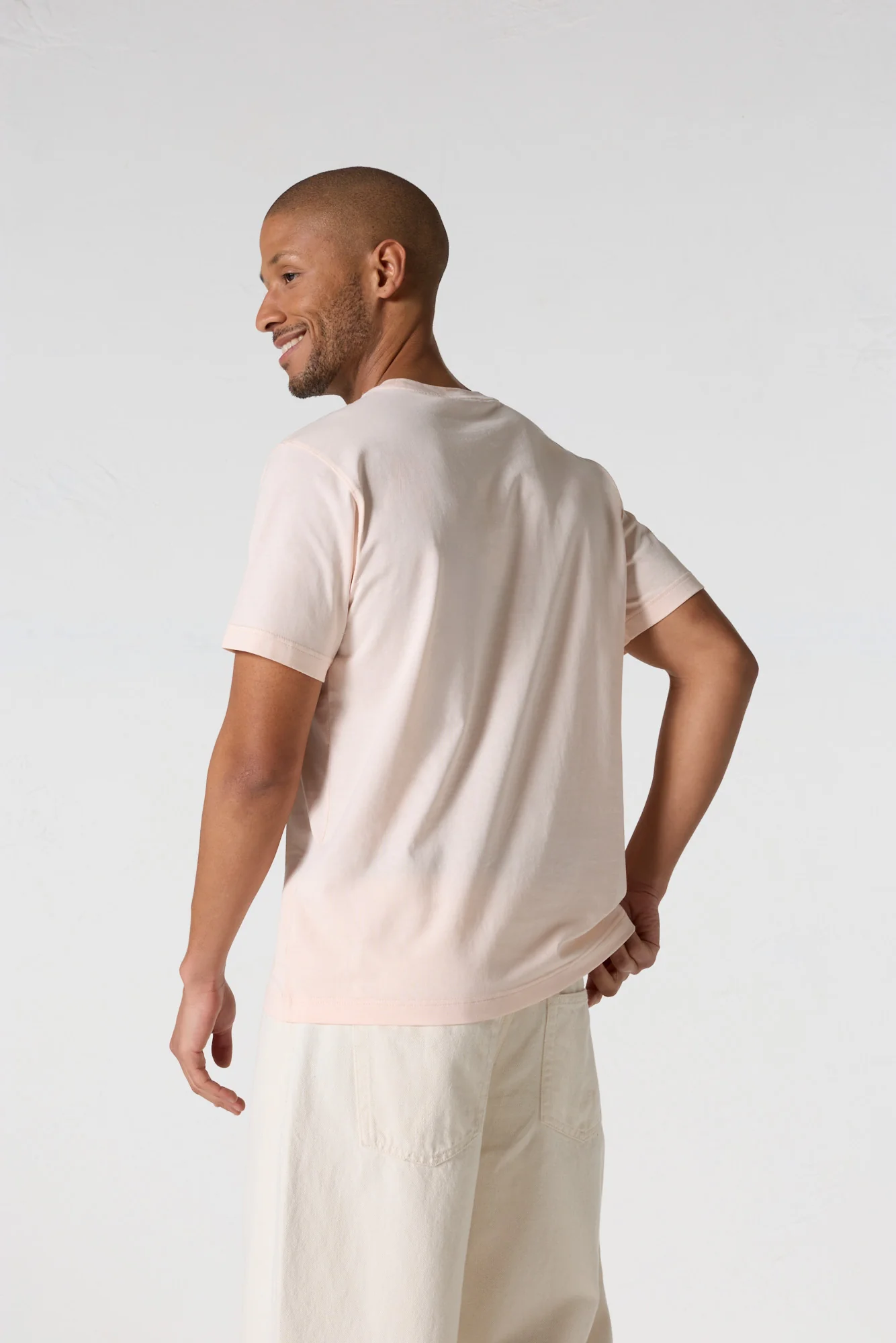 T-shirt Ă col rond homme en coton Salty nude Pedro - Image 4