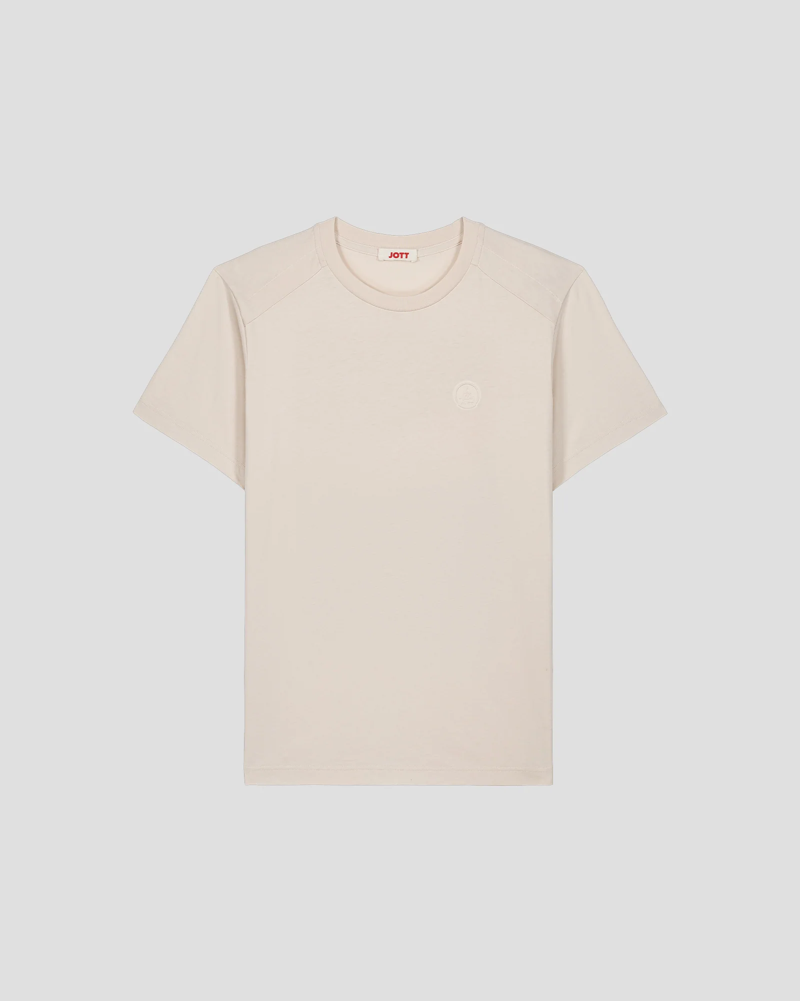 T-shirt col rond en coton Sable Espar - Image 3