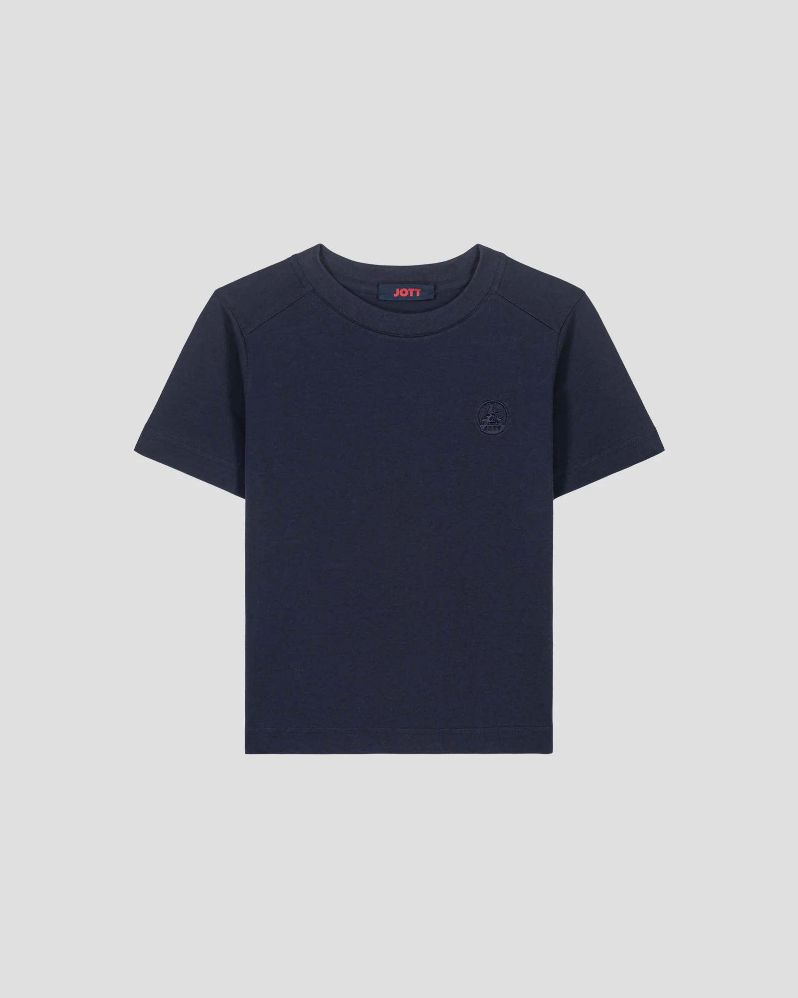 T-shirt col rond enfant en coton Marine Prado