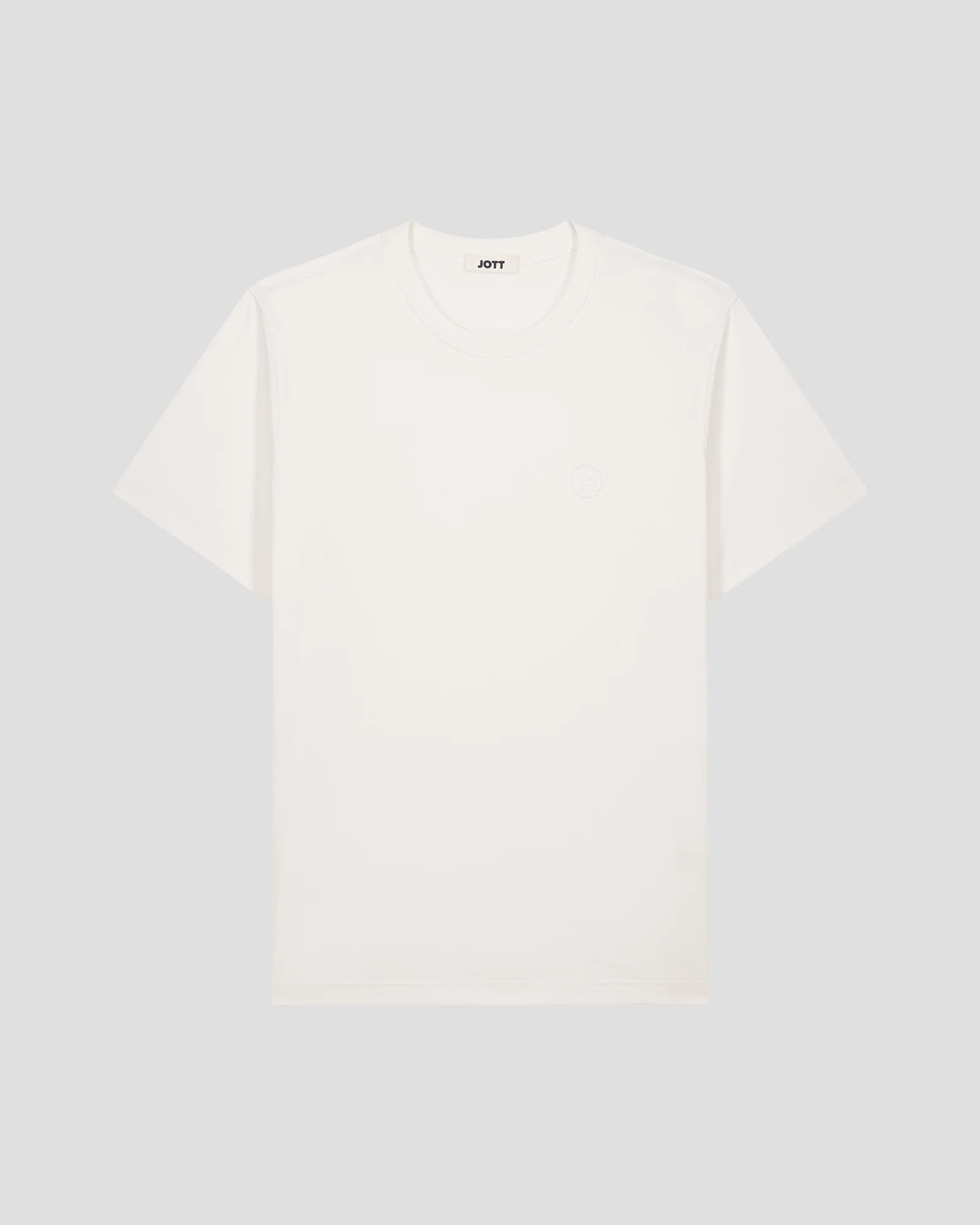 T-shirt col rond homme en coton Blanc Pedro - Image 2
