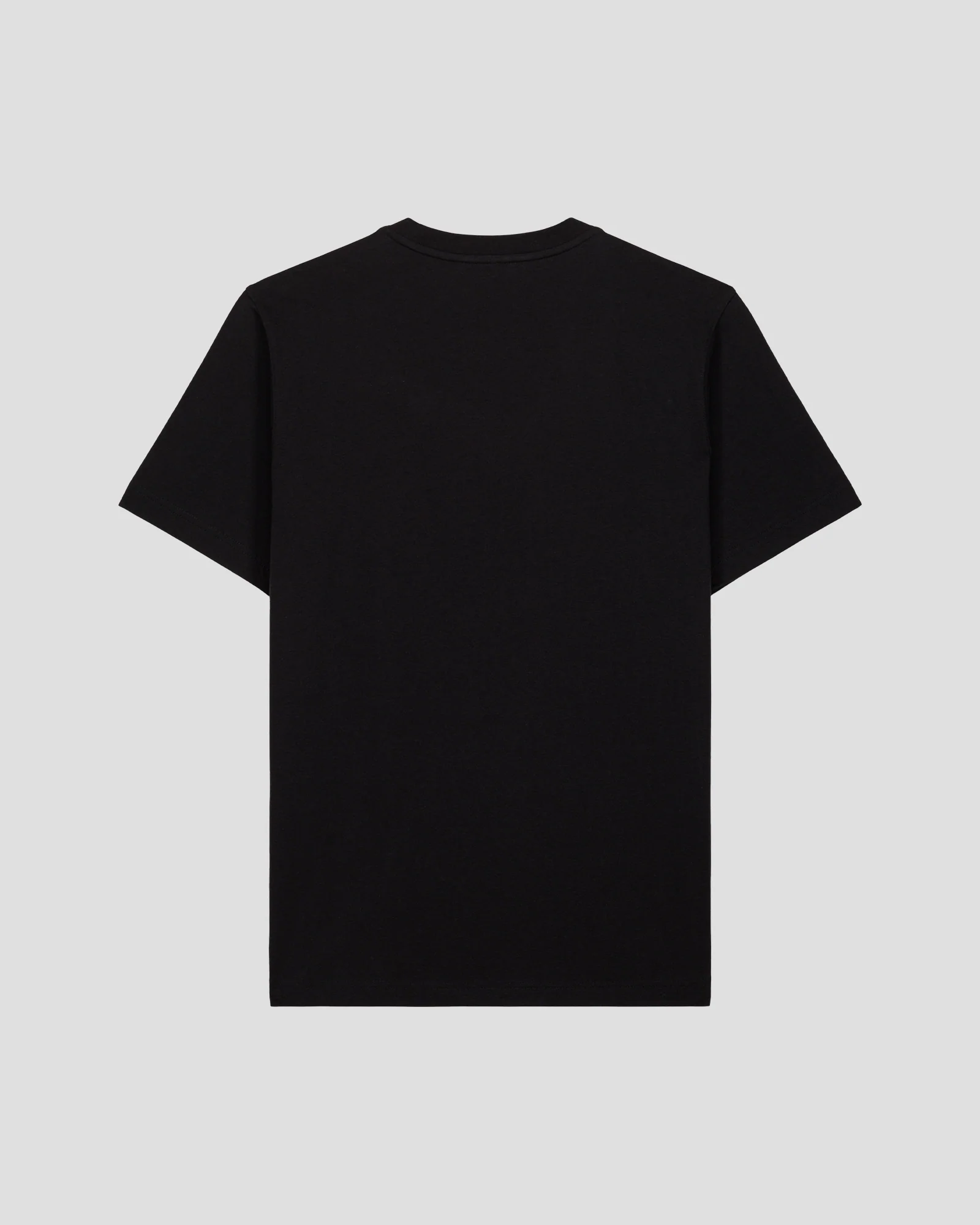 T-shirt col rond homme en coton Noir Pedro - Image 8