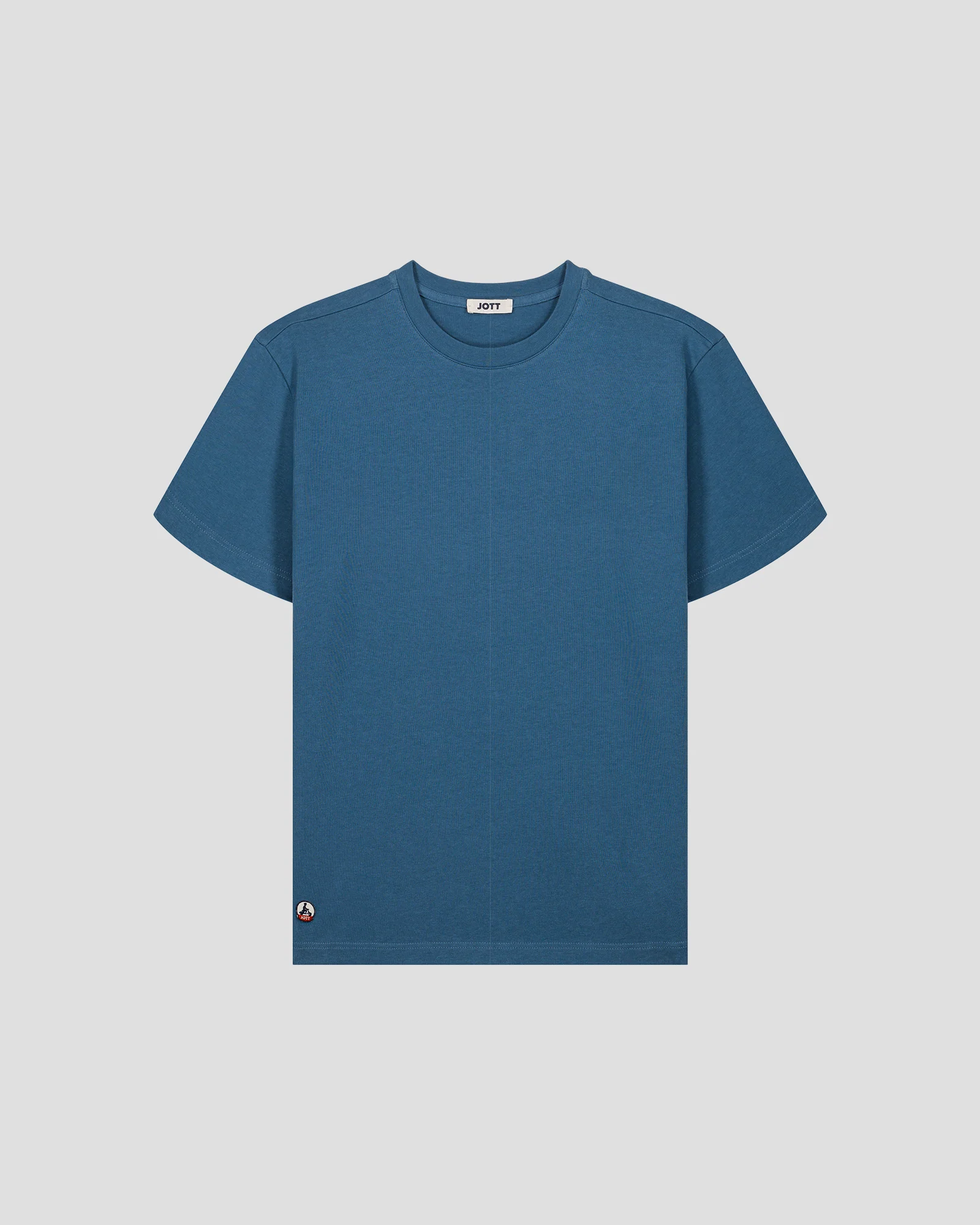T-Shirt col rond mixte Bleu jeans Andrea - Image 2