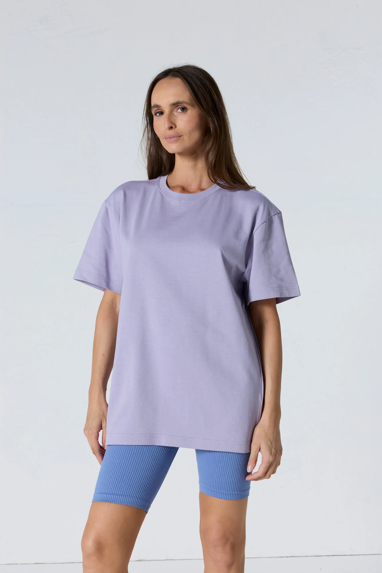 T-Shirt col rond mixte Encens violet Andrea - Image 3