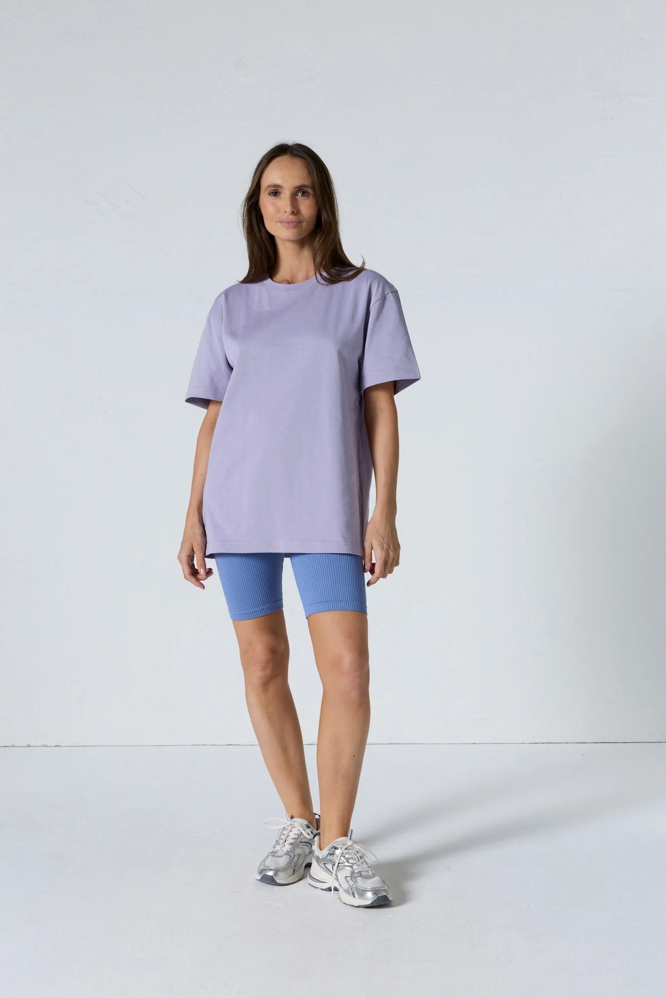 T-Shirt col rond mixte Encens violet Andrea - Image 5
