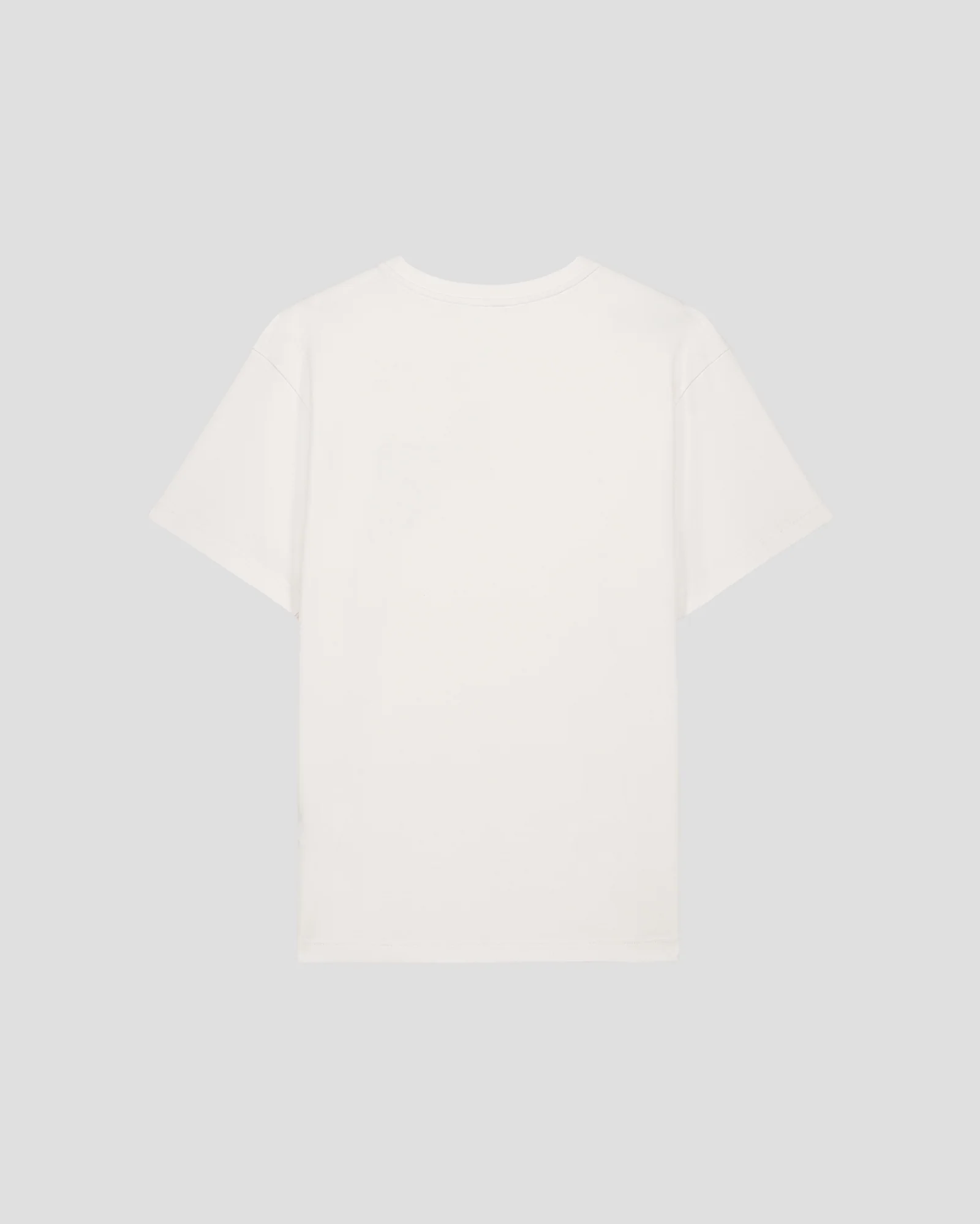 T-shirt col rond mixte imprimé Blanc Samet - Image 8