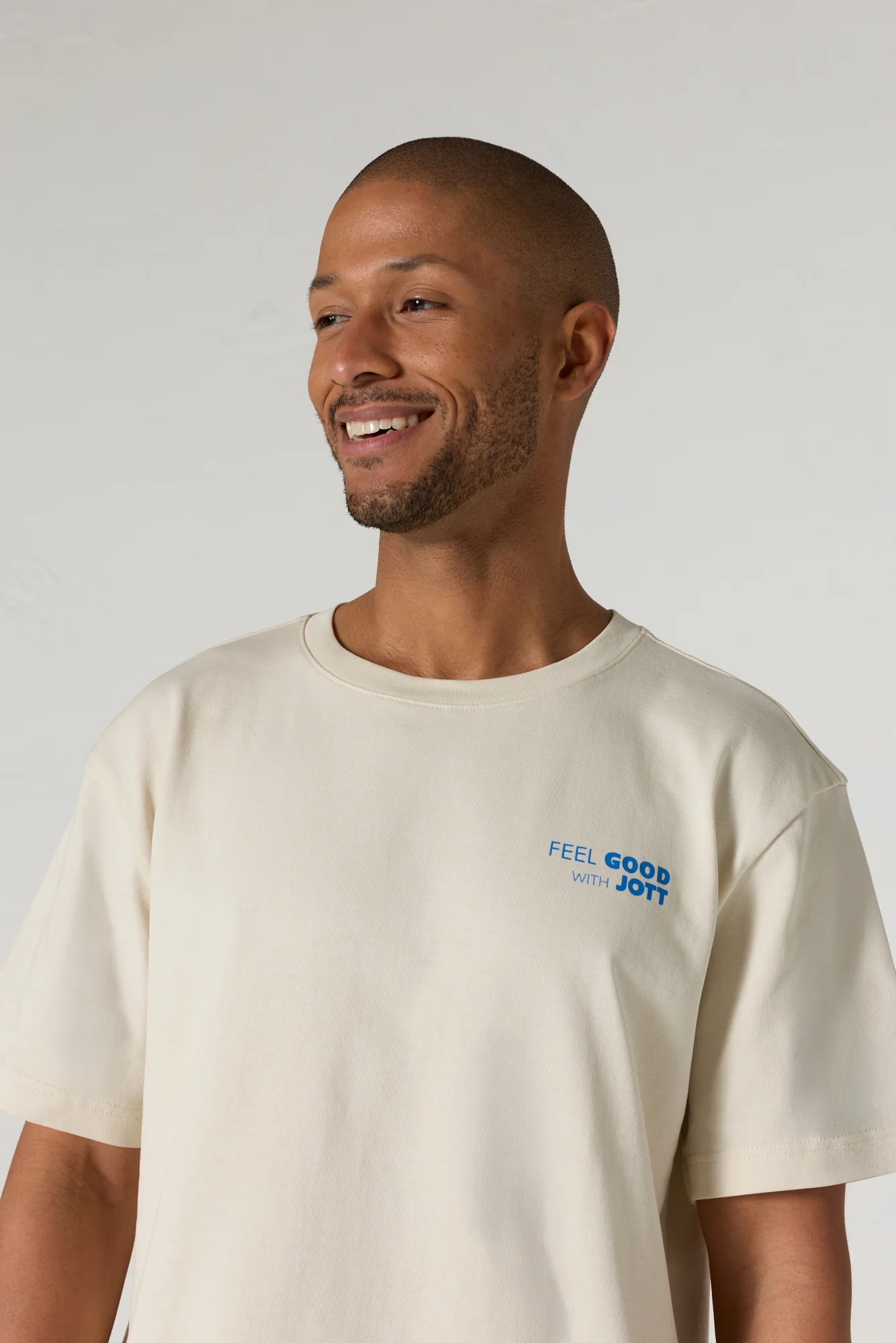 T-shirt col rond mixte imprimé Naturel Kood - Image 12