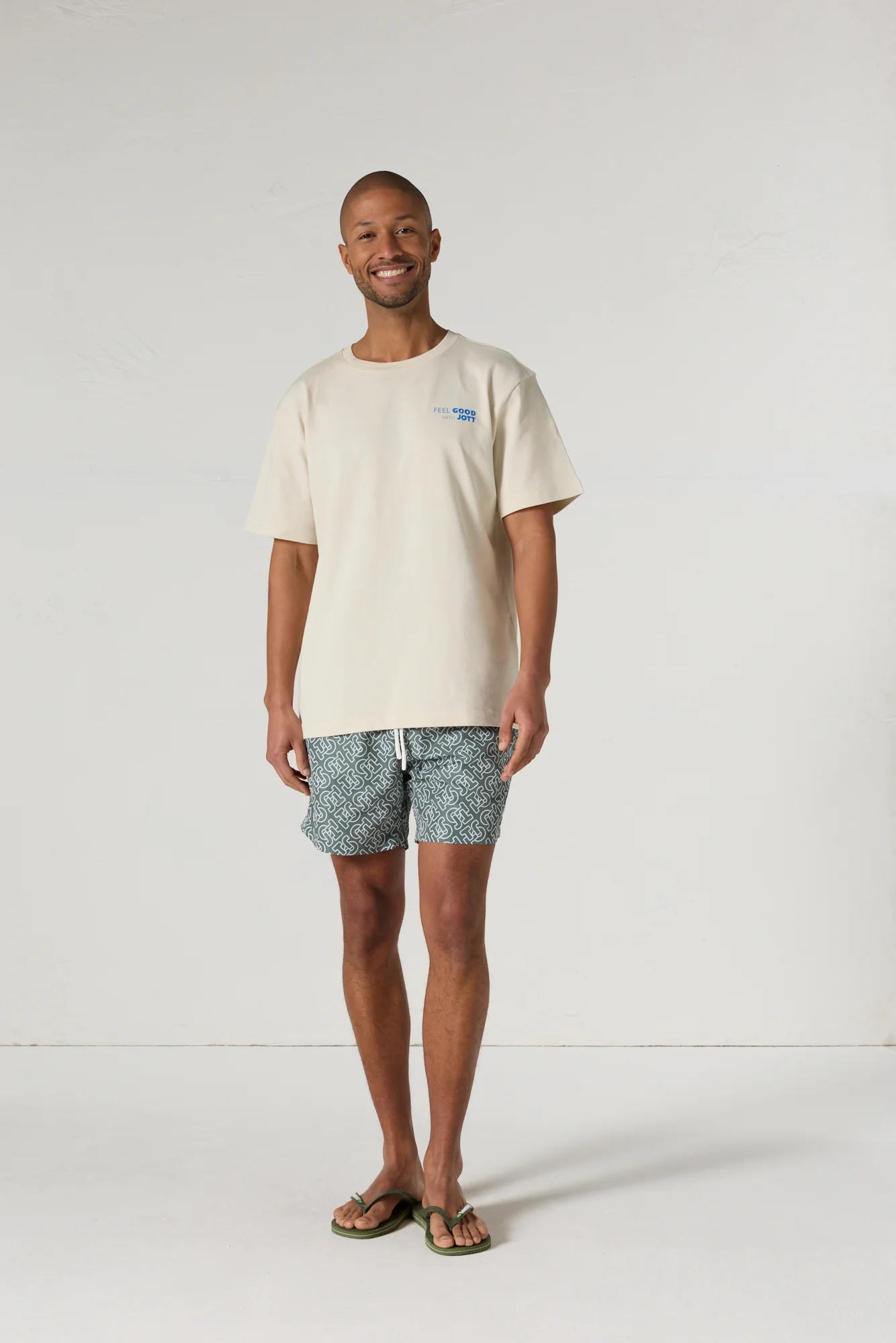 T-shirt col rond mixte imprimé Naturel Kood - Image 5