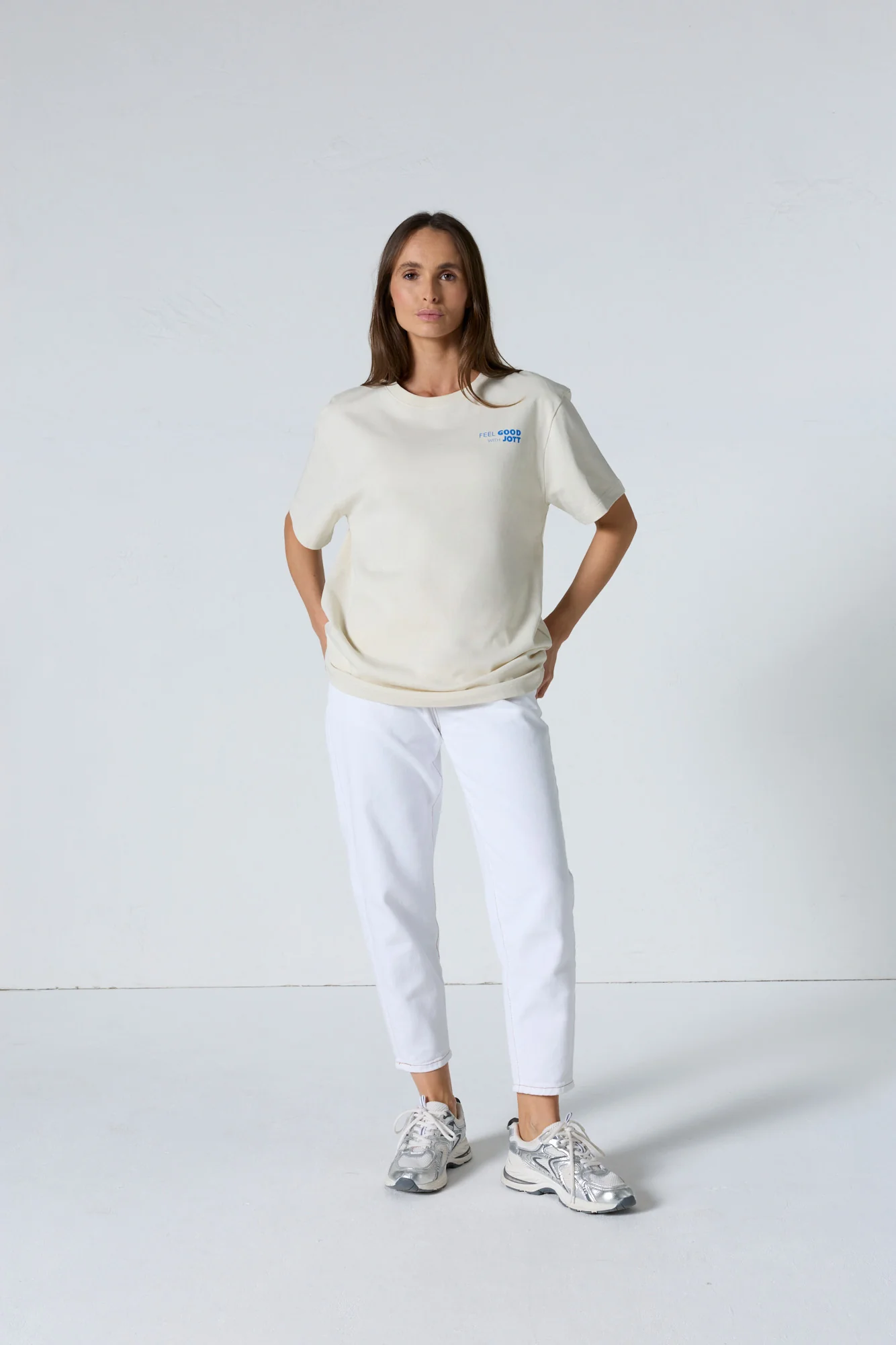 T-shirt col rond mixte imprimé Naturel Kood - Image 6