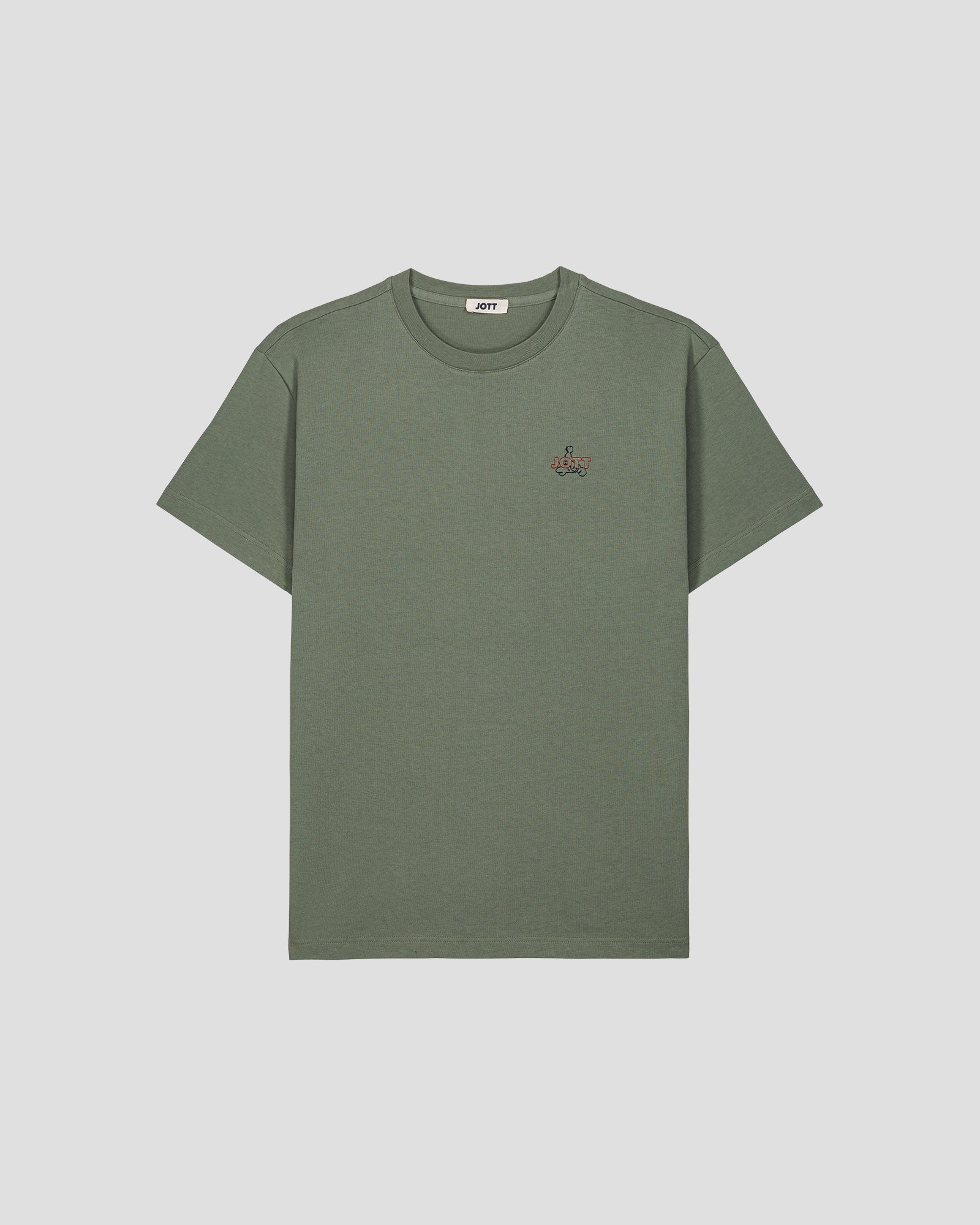 T-shirt col rond mixte Vert sauge Lipe - Image 3