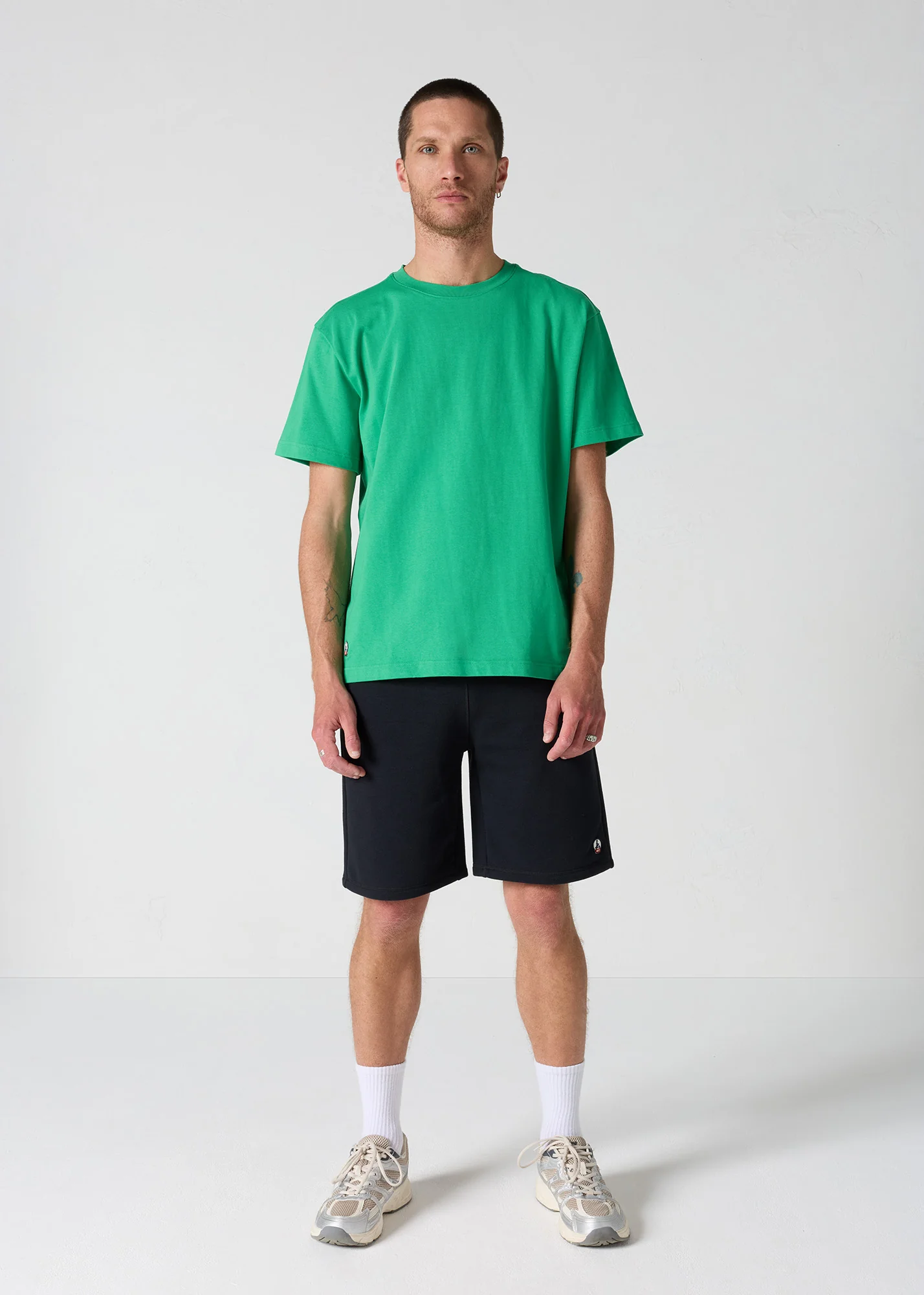 T-Shirt col rond mixte Vert tropical Andrea - Image 5