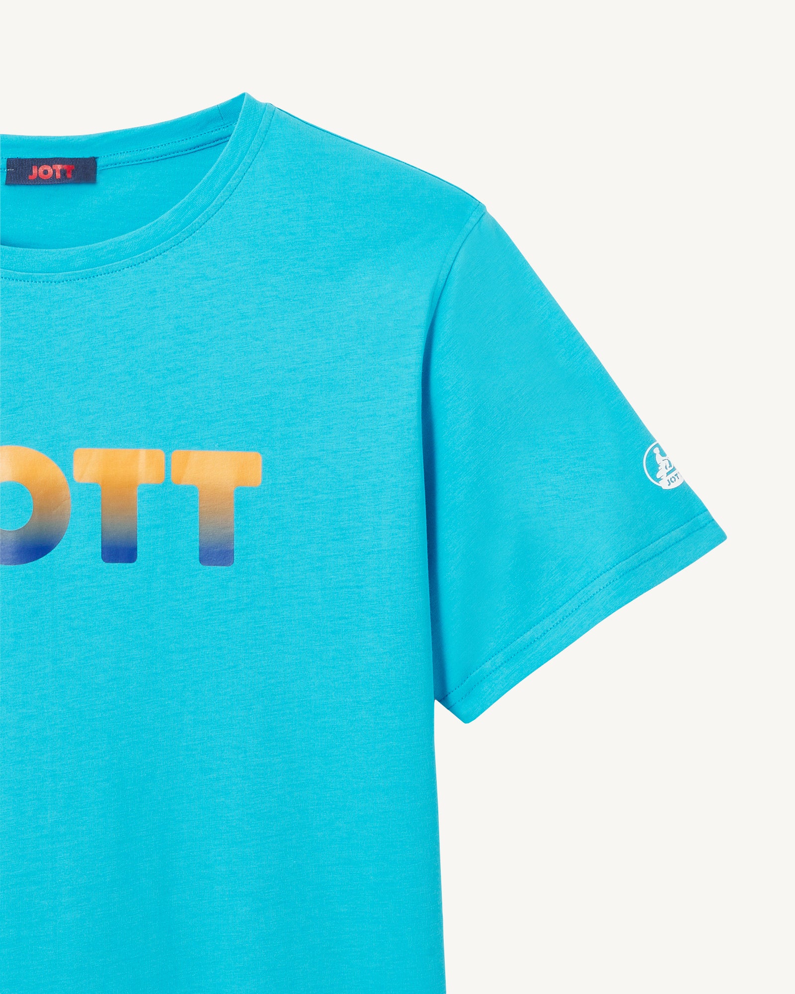 T-shirt en coton biologique Bleu ciel Pietro - Image 3