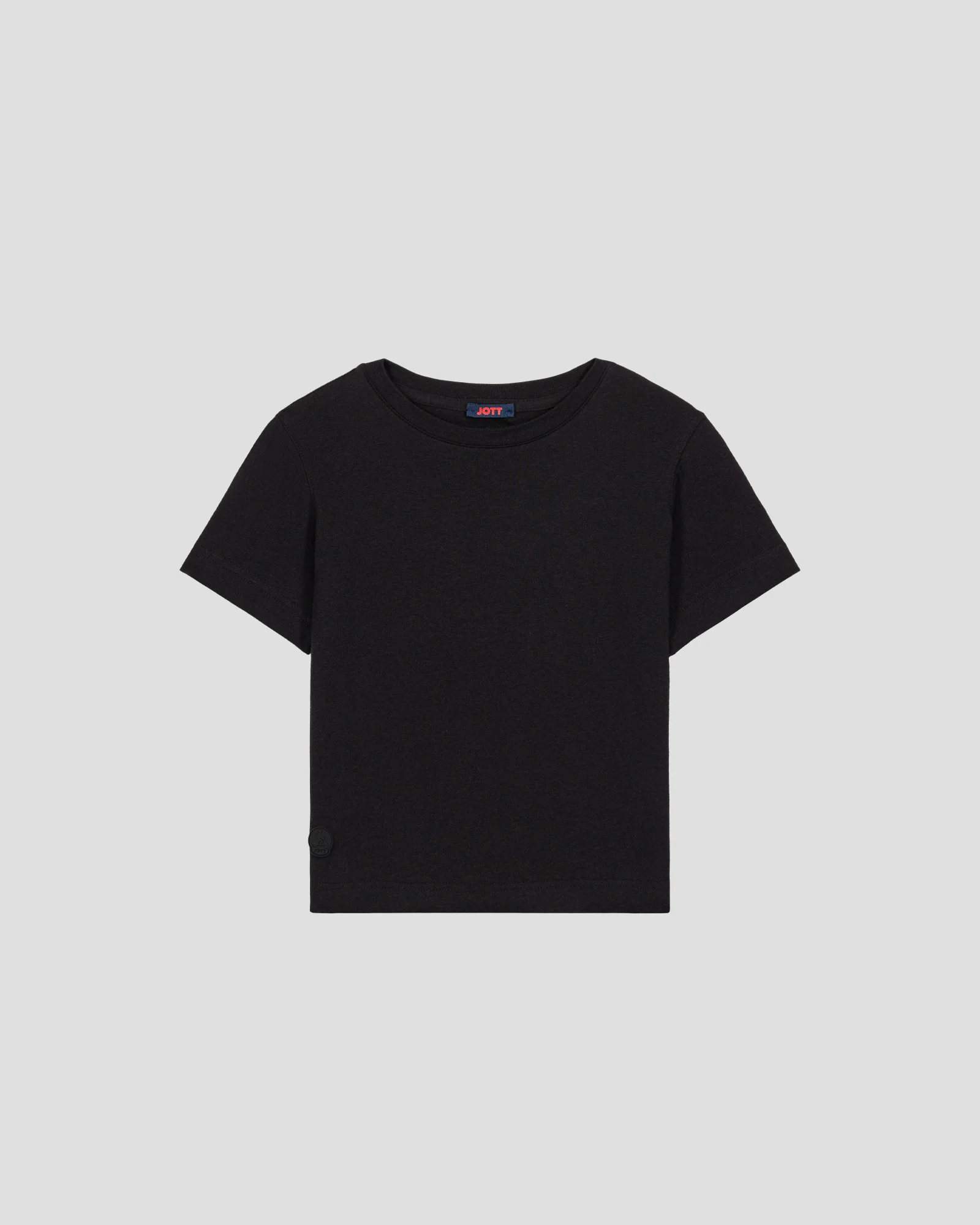 T-shirt enfant à col rond Noir Pio - Image 2