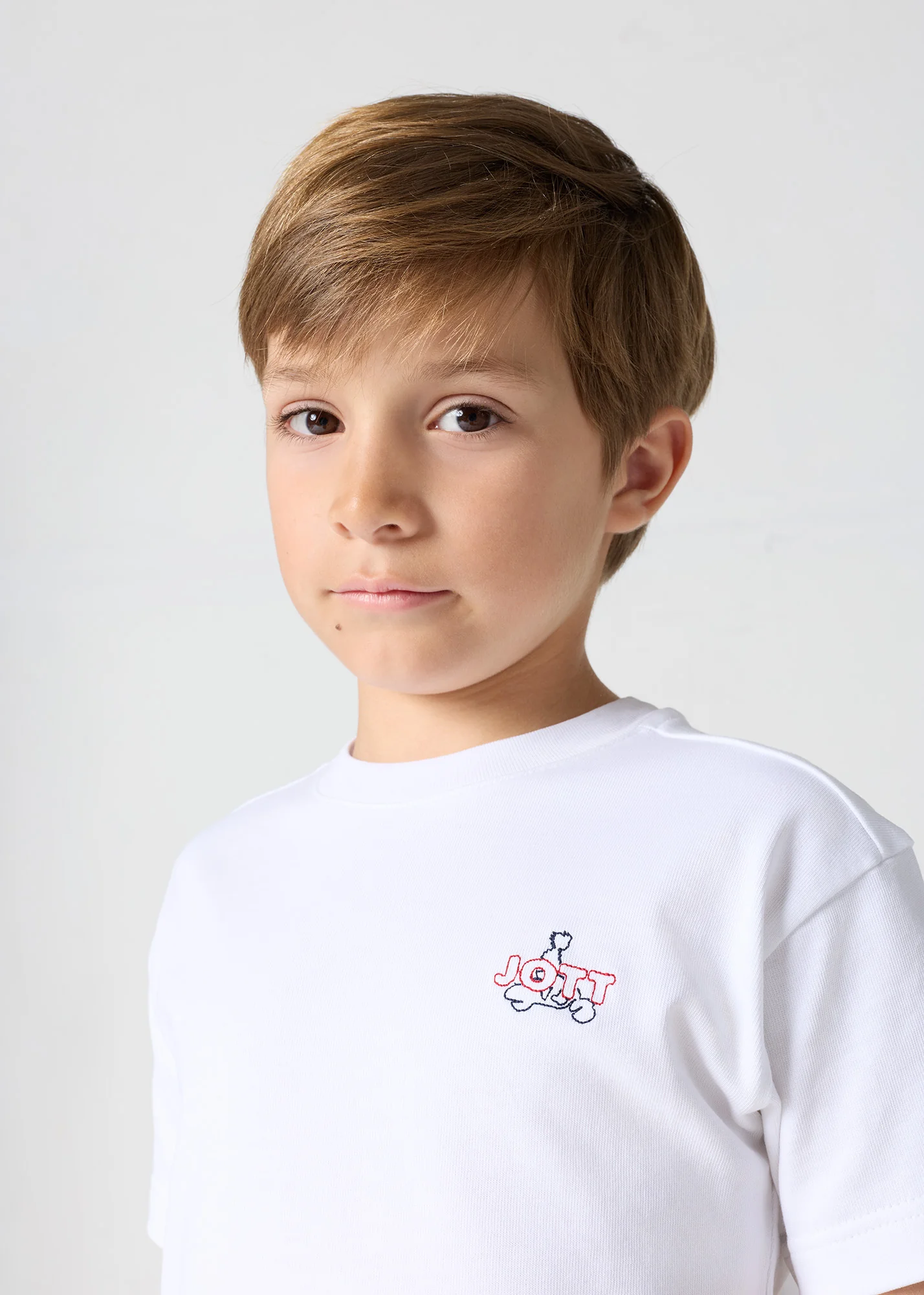 T-shirt enfant col rond Blanc Yuan - Image 5
