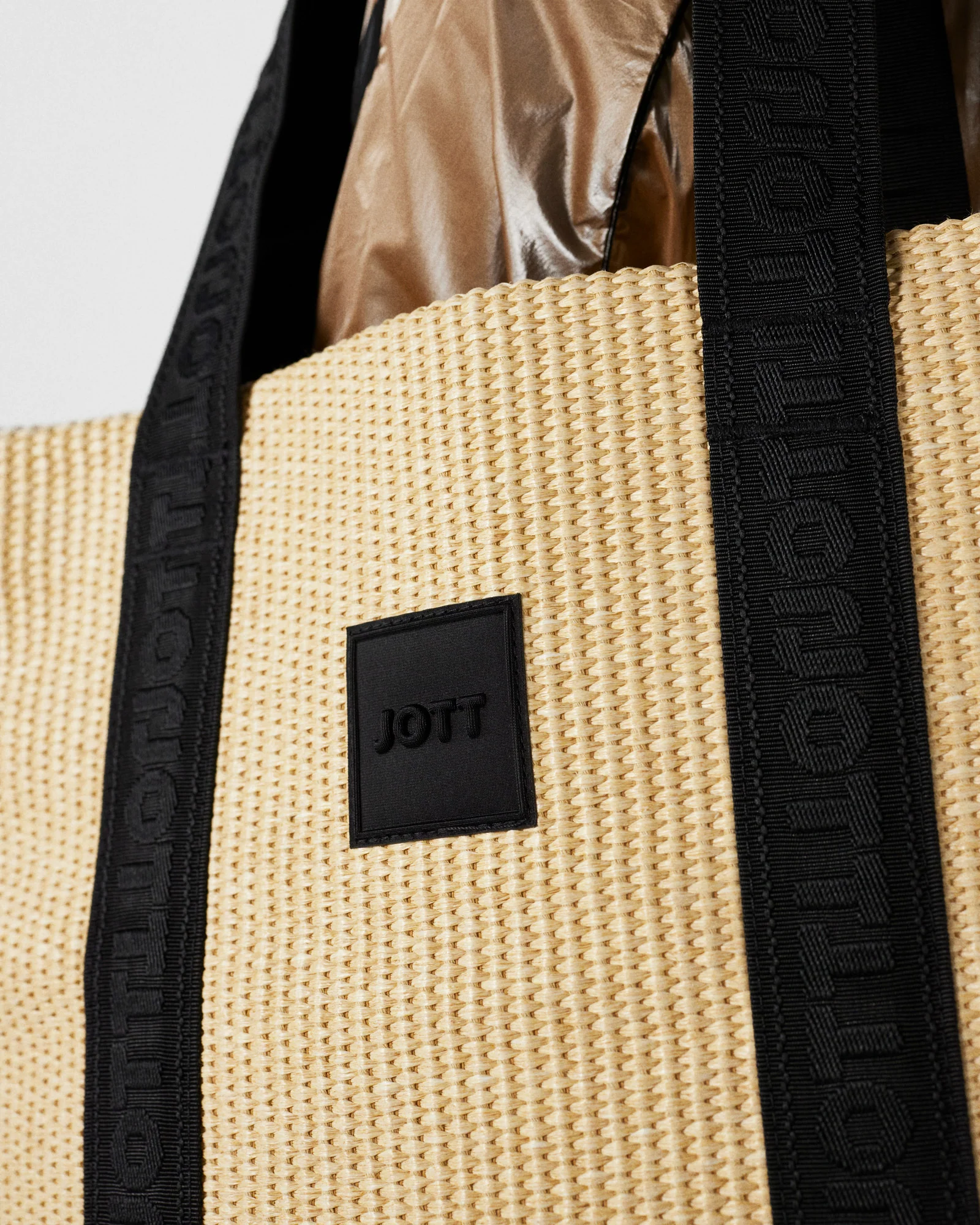 Totebag en raffia Naturel Danika - Image 2