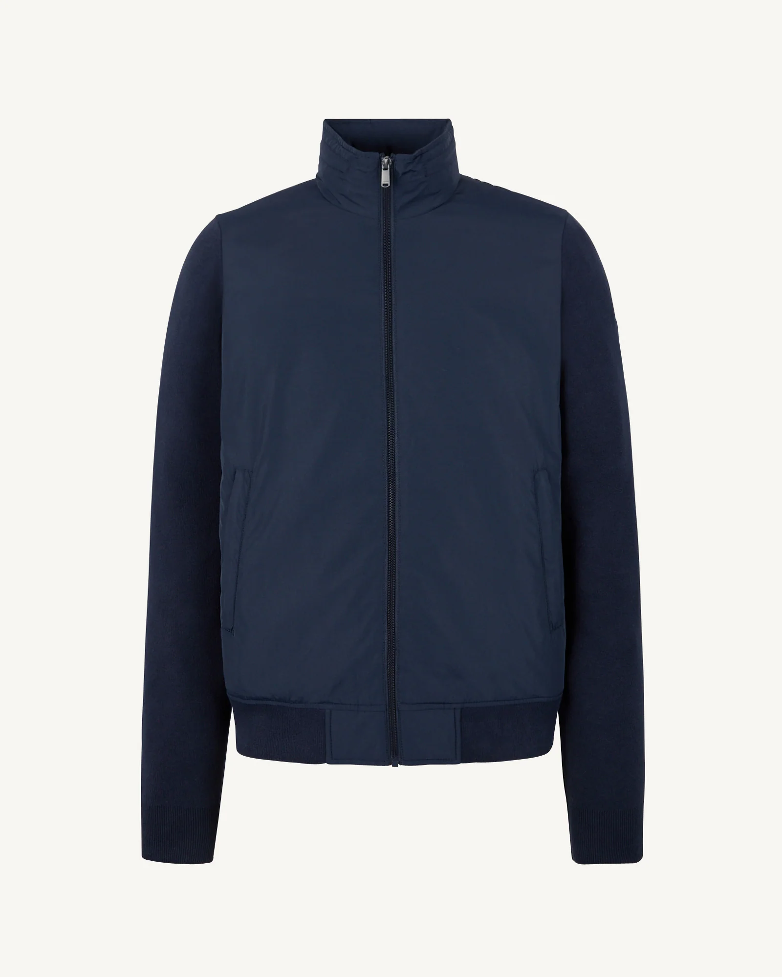 Veste à capuche bi-matière Marine Bardenas