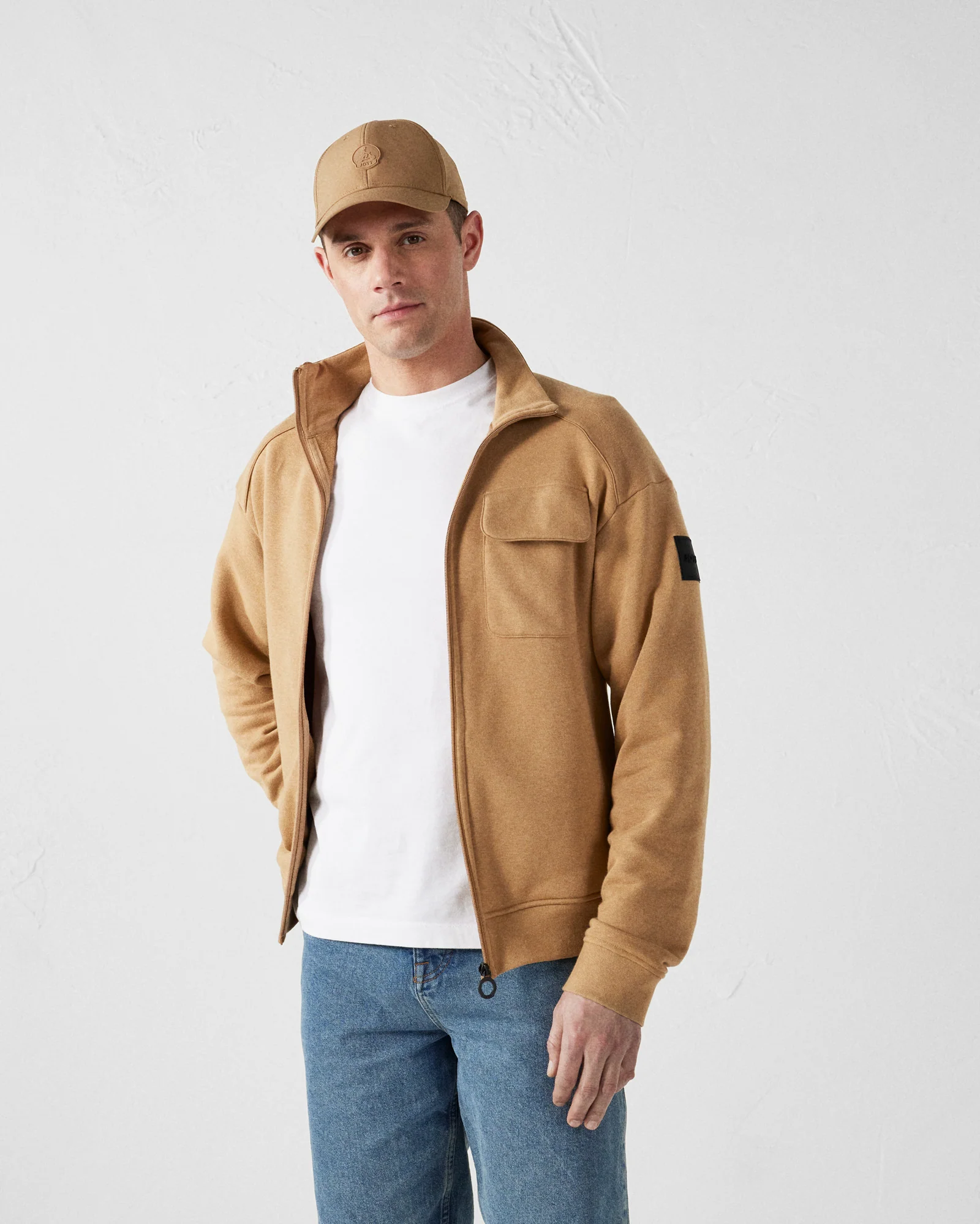 Veste col haut bimatière Fauve Roger - Image 2