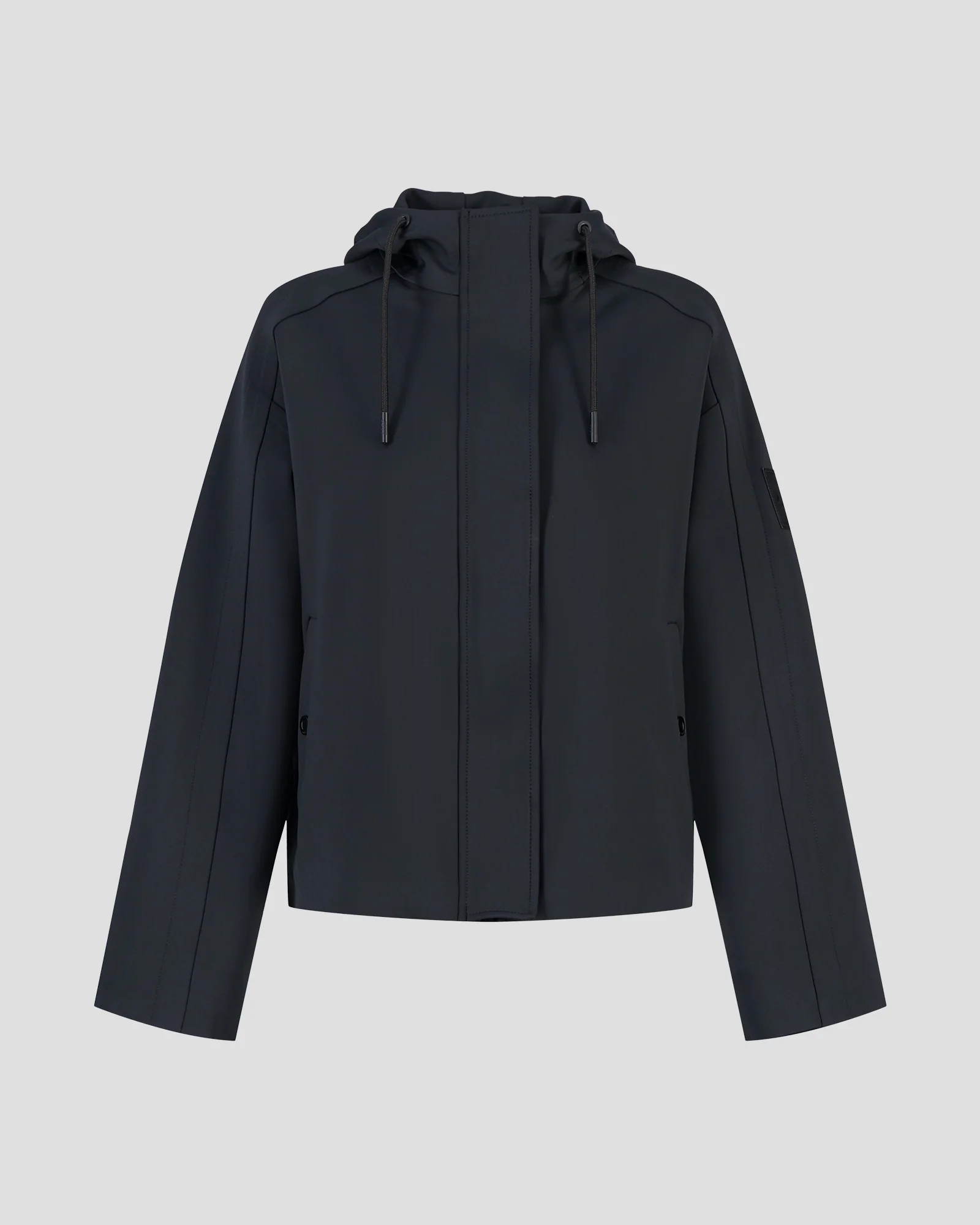 Veste courte bimatiĂšre 'oversize' Noir Ellen