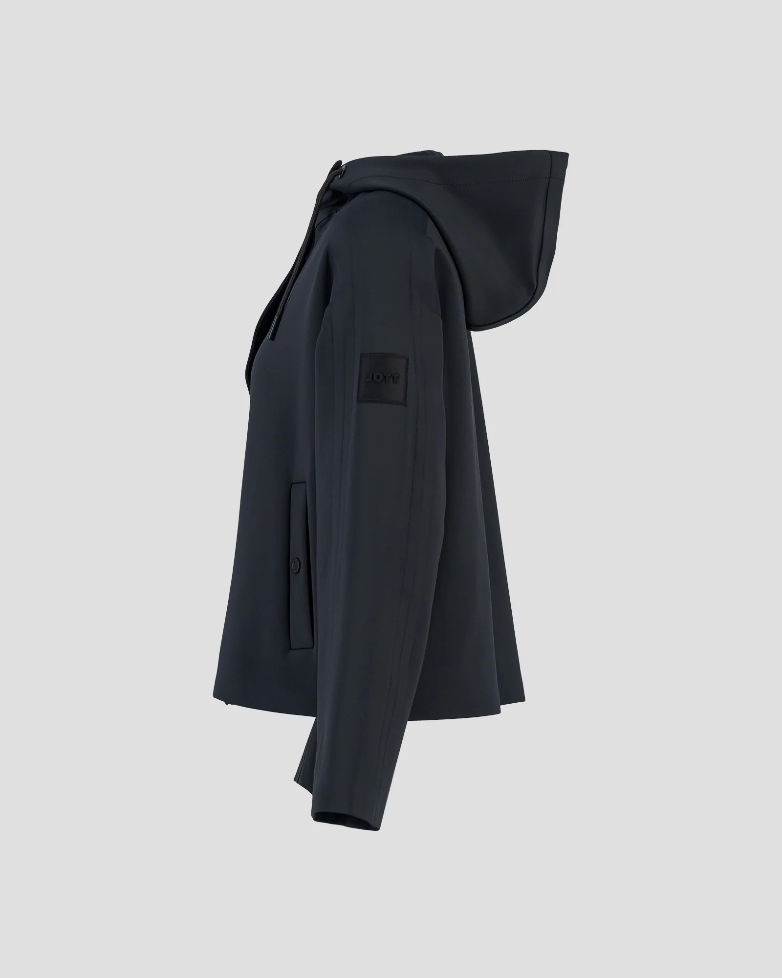 Veste courte bimatiĂšre 'oversize' Noir Ellen - Image 3