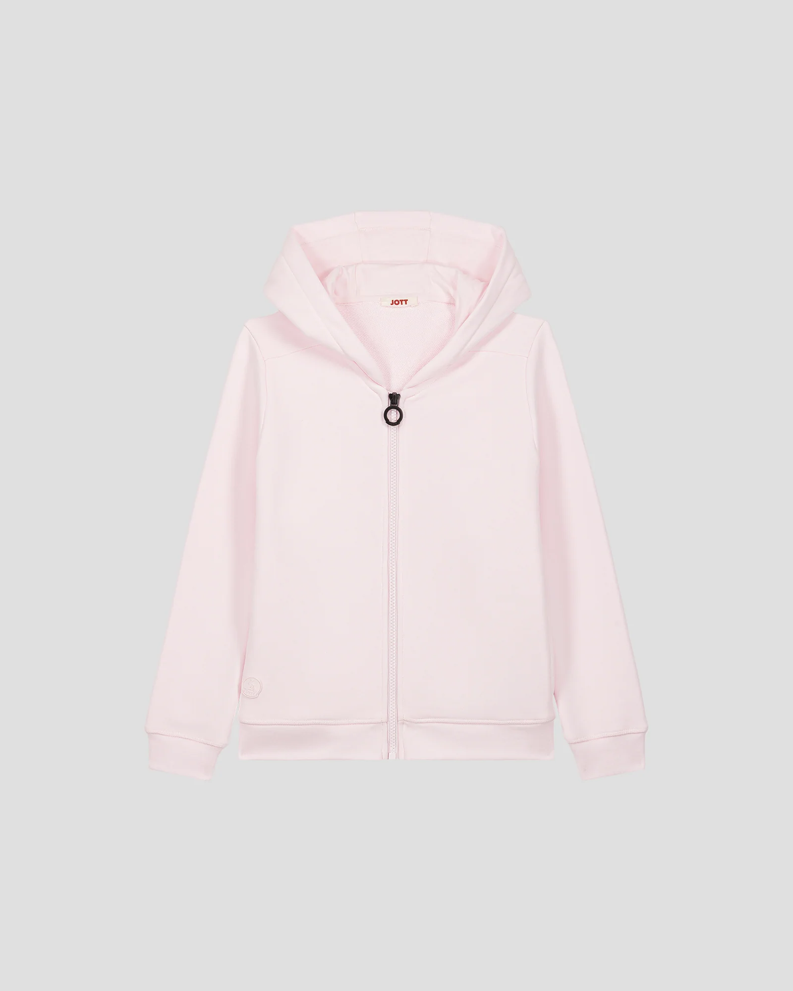 Veste enfant zippée à capuche Rose pétale Arie - Image 2