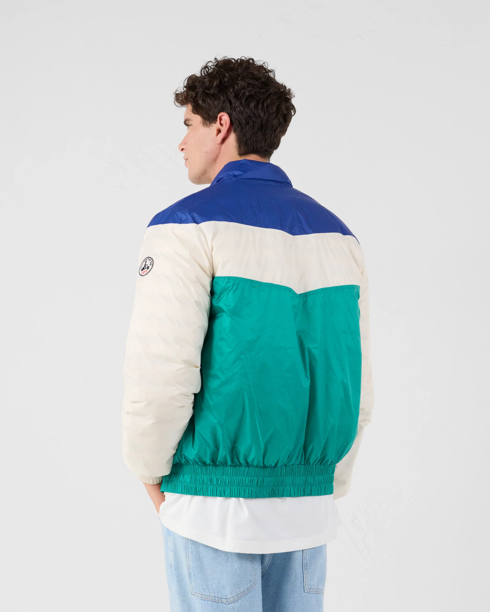 Veste esprit puffer Cobalt/vert persan Joan - Image 4
