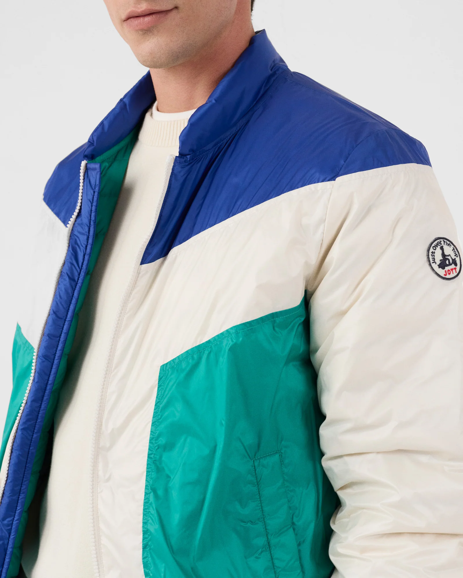 Veste esprit puffer Cobalt/vert persan Joan - Image 5