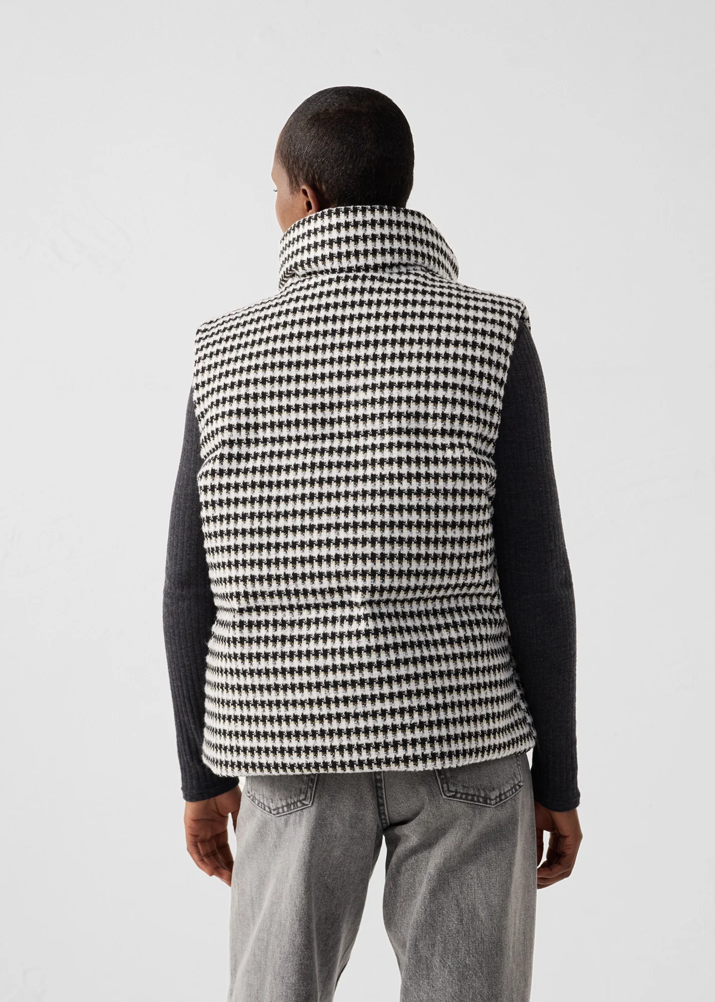 Veste Grand Froid puffer sans manches Naturel/noir Atsuma multico - Image 4