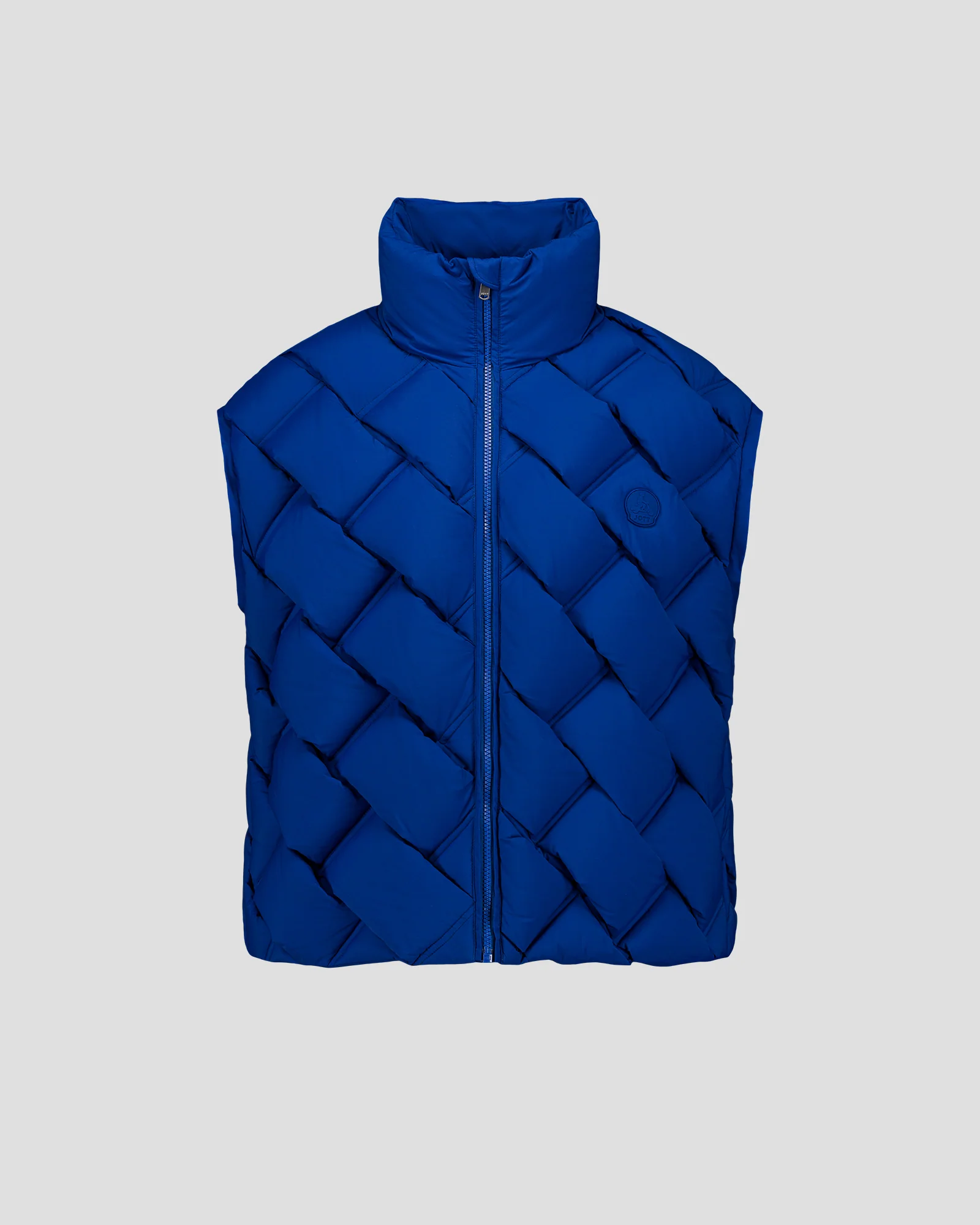 Veste Grand Froid puffer tressée Bleu cobalt Alya - Image 7