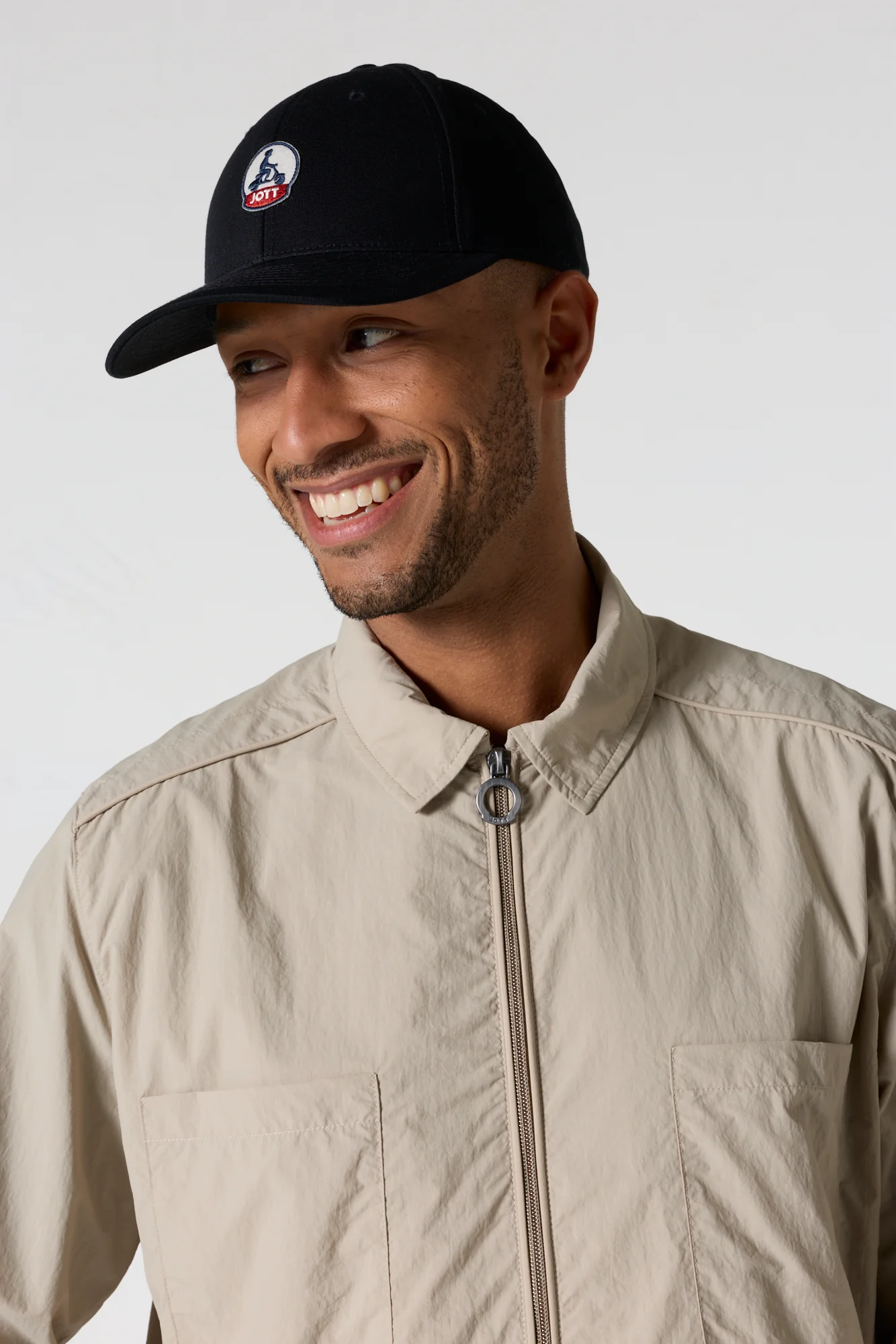 Veste légère col chemise Beige Guy - Image 7