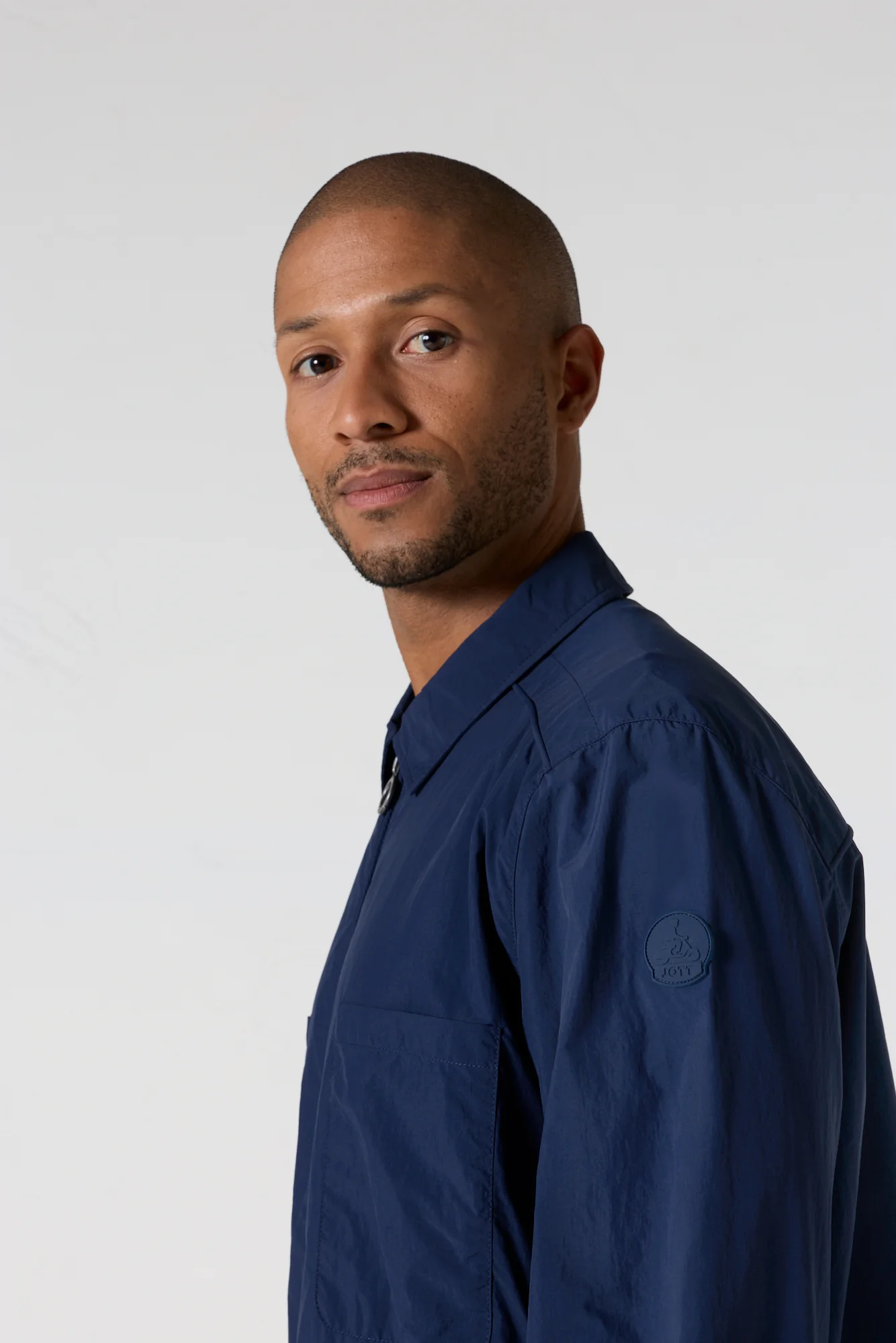 Veste légère col chemise Marine Guy - Image 5