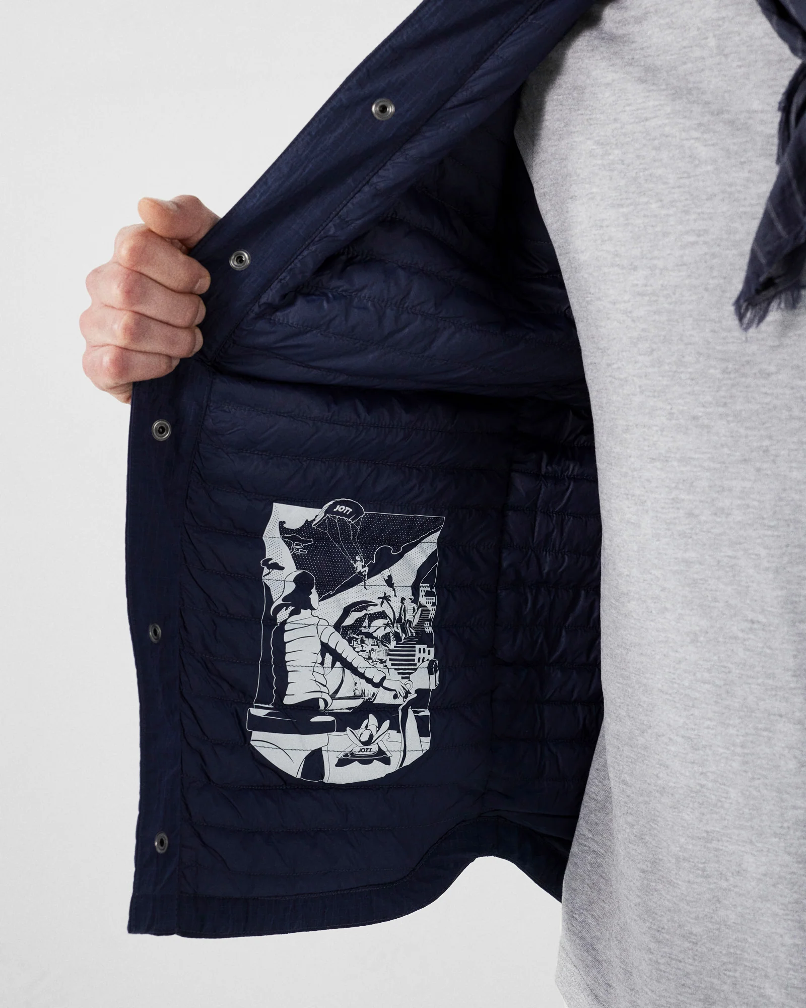 Veste surchemise Ultralight Marine Jeremy - Image 4