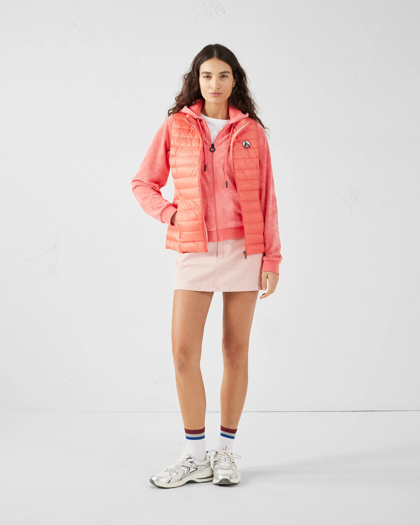 Veste zipée éponge Corail Anemone - Image 3