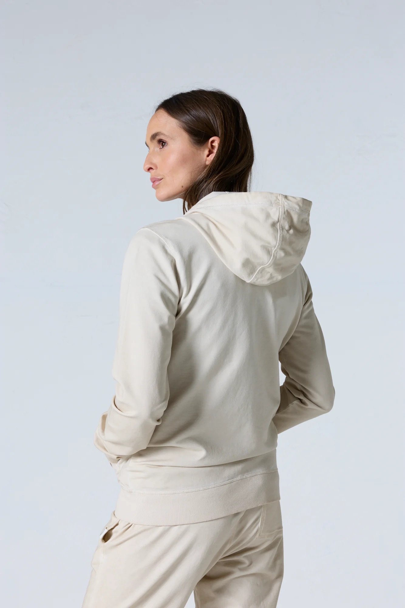 Veste zippée à capuche Naturel Sima - Image 4
