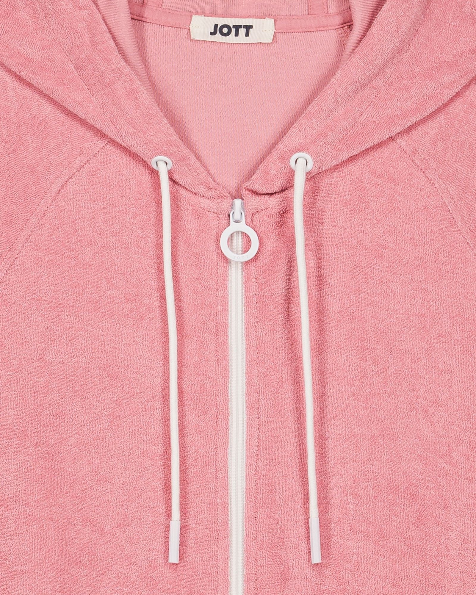 Veste zippée à capuche Pink antique Tellin - Image 7