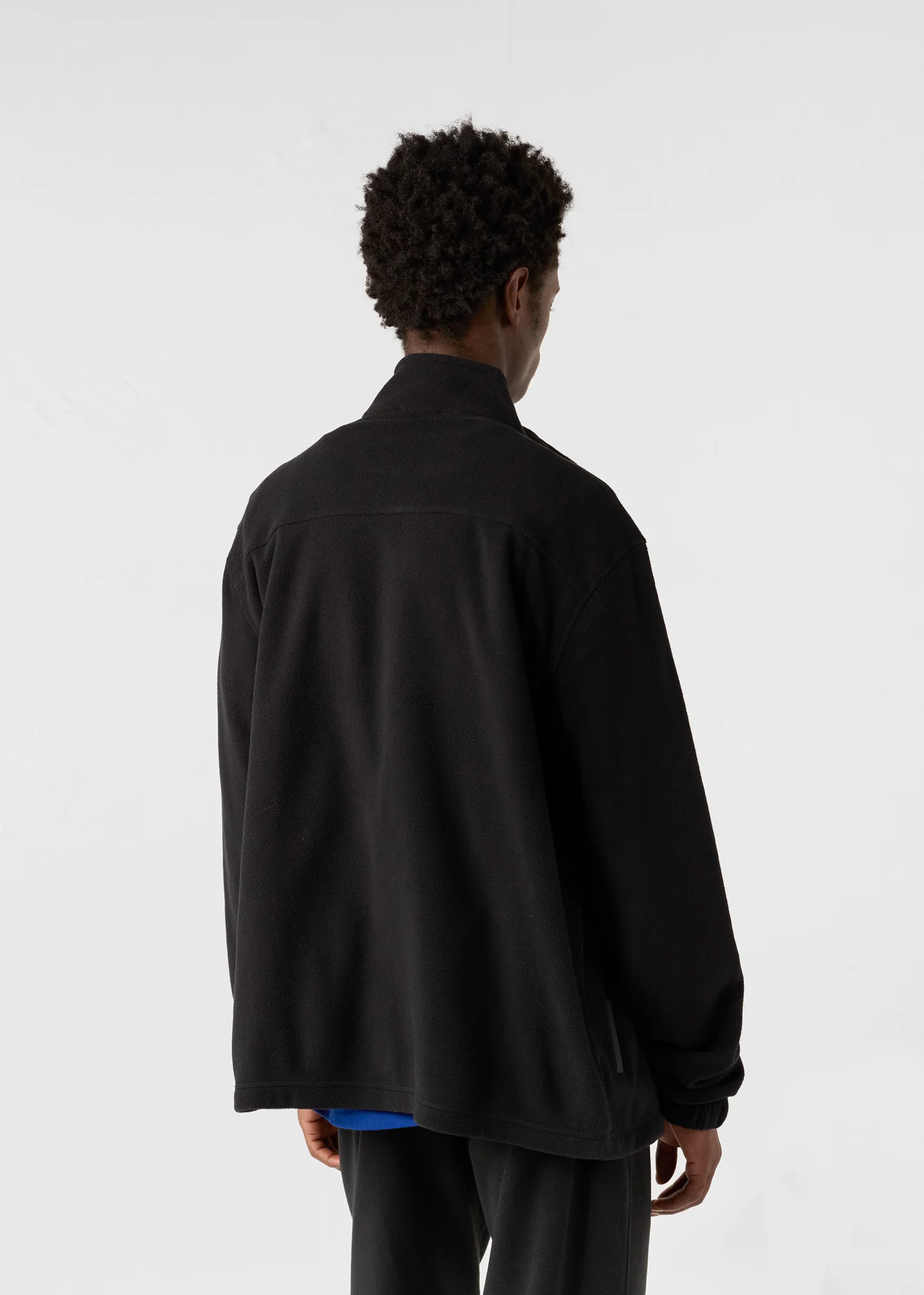 Veste zippée en polaire Noir Loid - Image 4